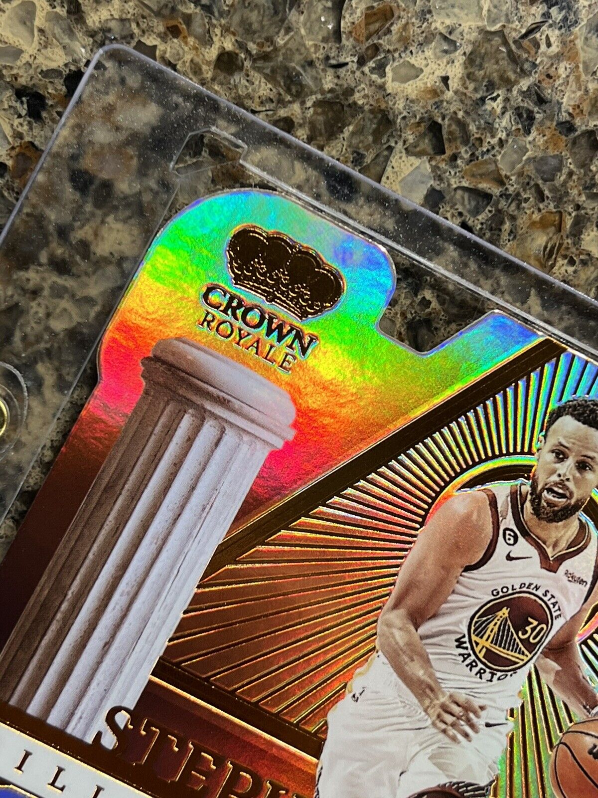 Stephen Curry 2022-23 Panini Crown Royale PILLARS OF THE GAME 2/99 Refractor SSP