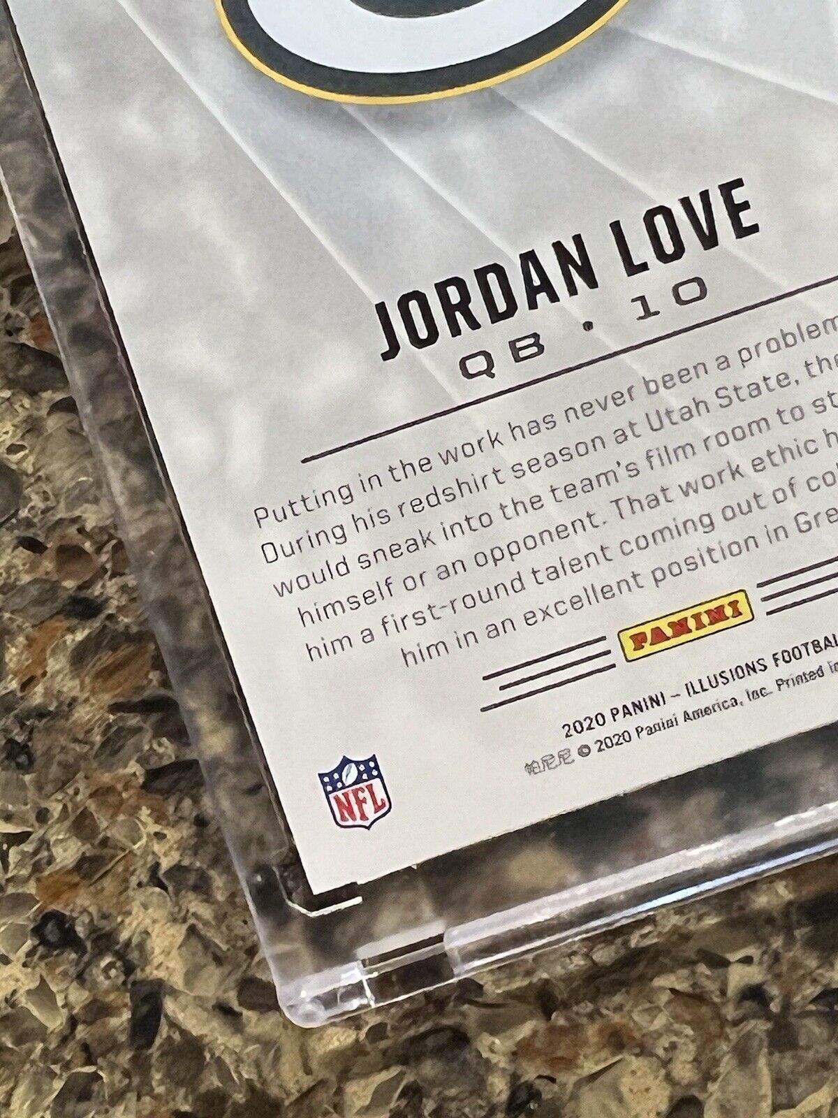 Jordan Love RC 2020 Panini Illusions Football Refractor Gem Mint Rookie (RC)