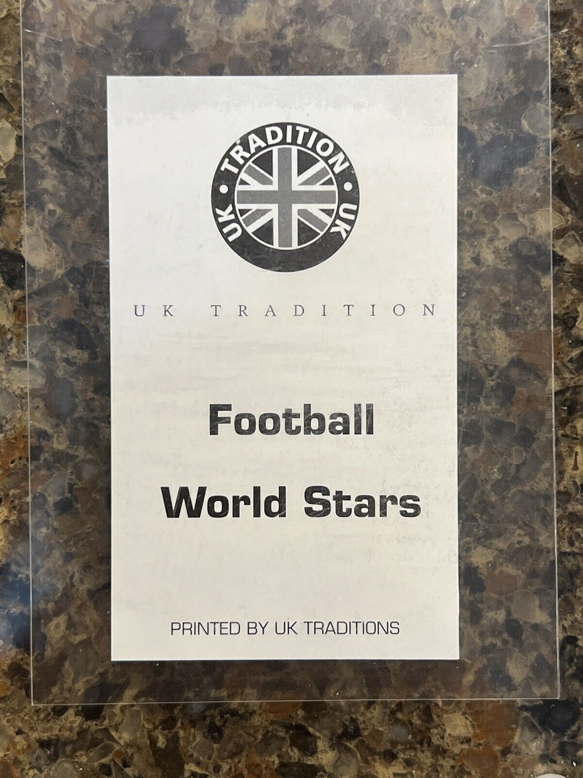 Cristiano Ronaldo RC 2004 UK Traditions Football World Stars SUPER RARE ROOKIE