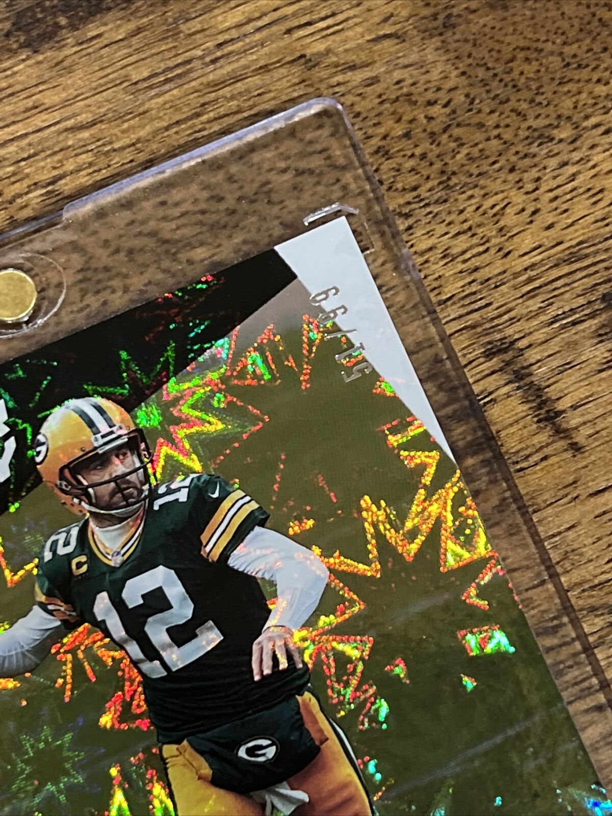 Aaron Rodgers 2021 Panini Player of the Day KABOOM #51/99 Green Bay Packers SSP