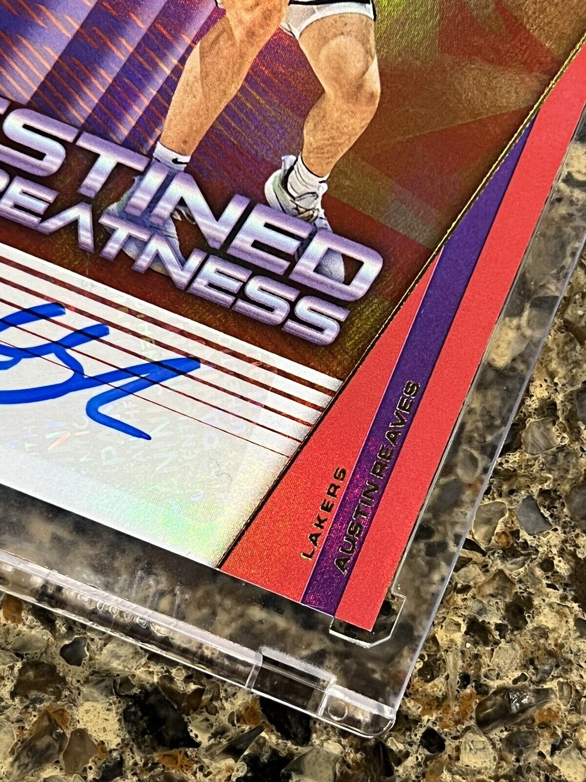 Austin Reaves 2022 Panini Recon Destined For Greatness Signatures 05/99 AUTO SSP