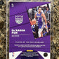 De’Aaron Fox 2021 NBA Panini Player of The Day KABOOM 96/99 Rare Gem Mint SSP