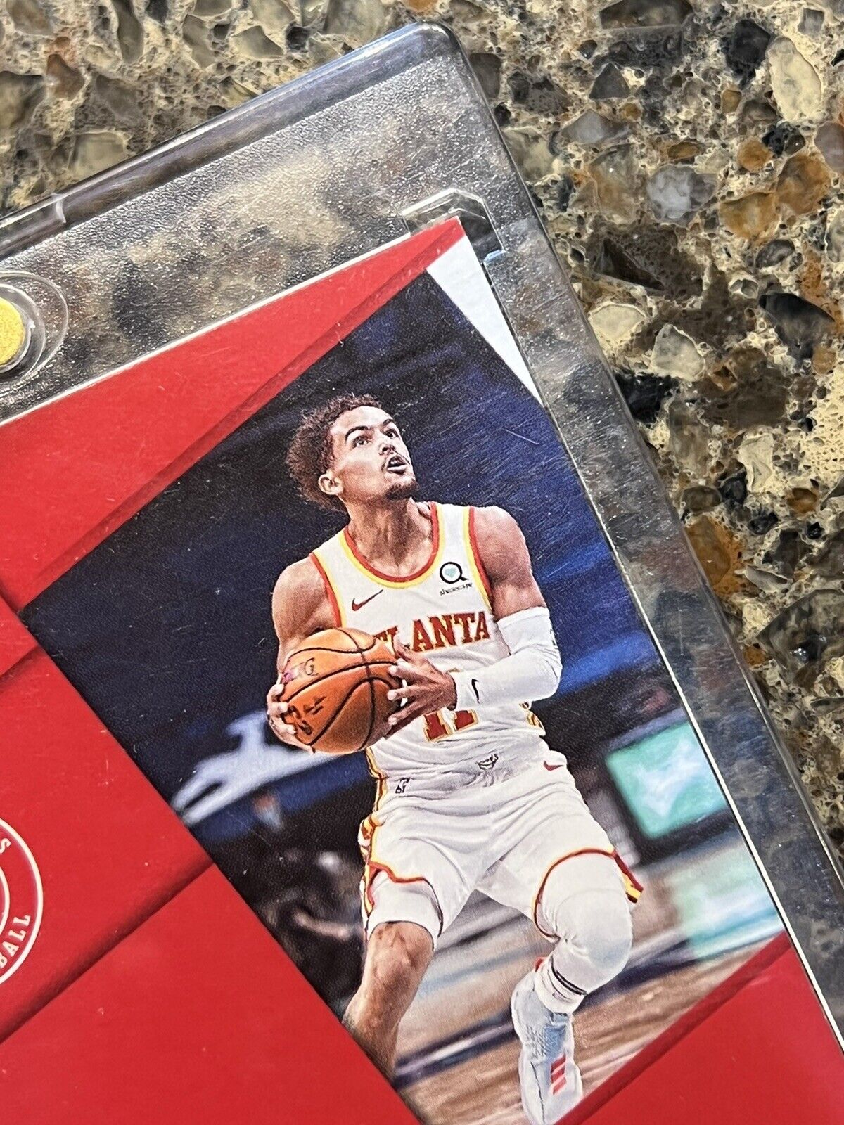 TRAE YOUNG 2021 Panini NBA Player of the Day KABOOM 28/99 SSP Super Rare MINT