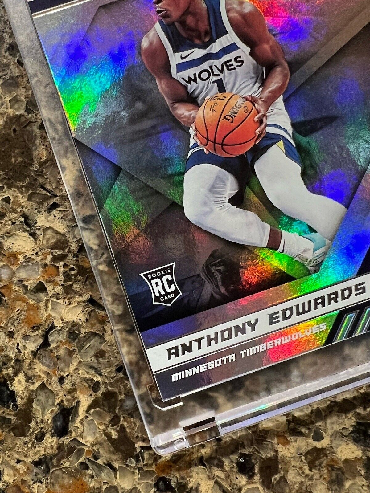 Anthony Edwards RC 2020-21 Panini Chronicles Xr Refractor Holo Gem Mint ROOKIE