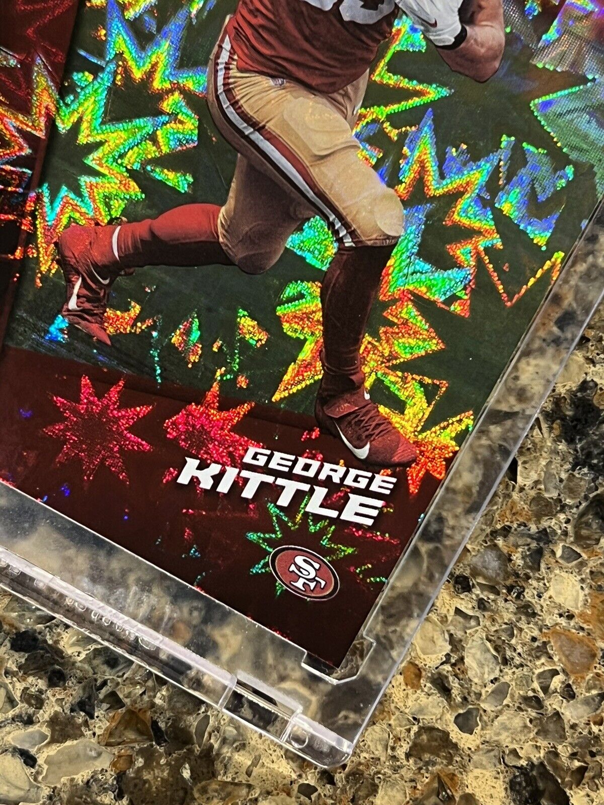 George Kittle 2021 Panini NFL Player of the Day KABOOM 34/99 Rare Gem Mint SSP