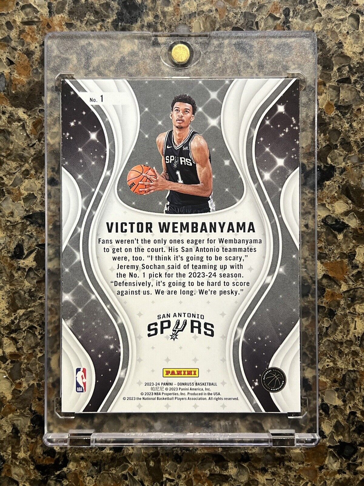 Victor Wembanyama RC 2023-24 Panini Donruss Basketball Magicians Gem Mint Rookie