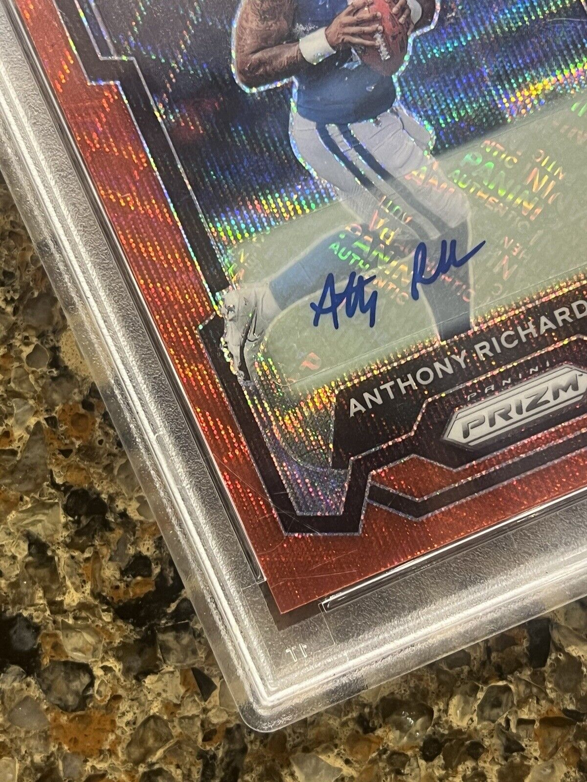 2023 Prizm Anthony Richardson (RC) Red Wave Rookie Auto #090/149 Gem Mint PSA 10