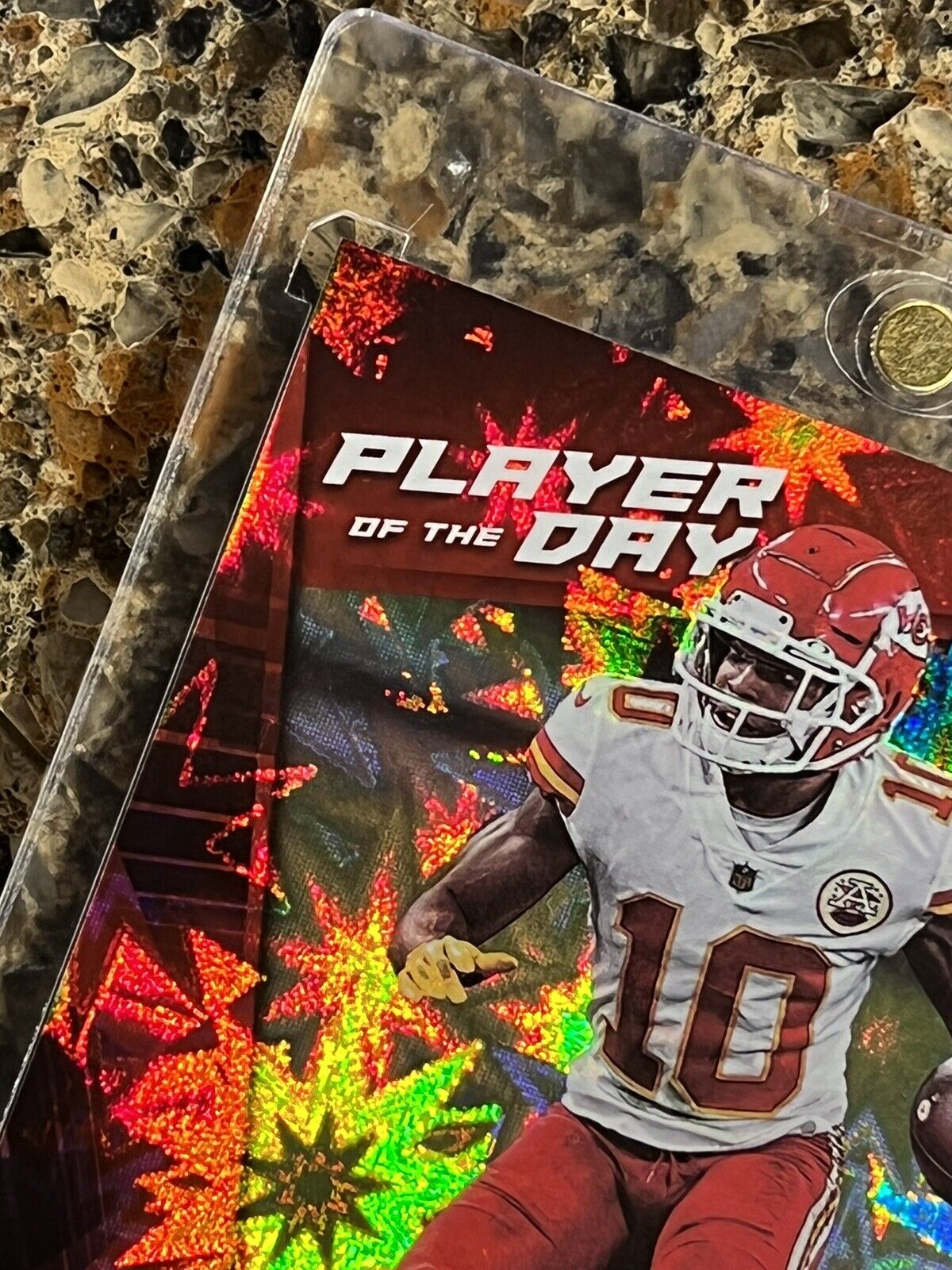 Tyreek Hill 2021 Panini NFL Player of the Day KABOOM 52/99 Rare Mint SSP Chiefs