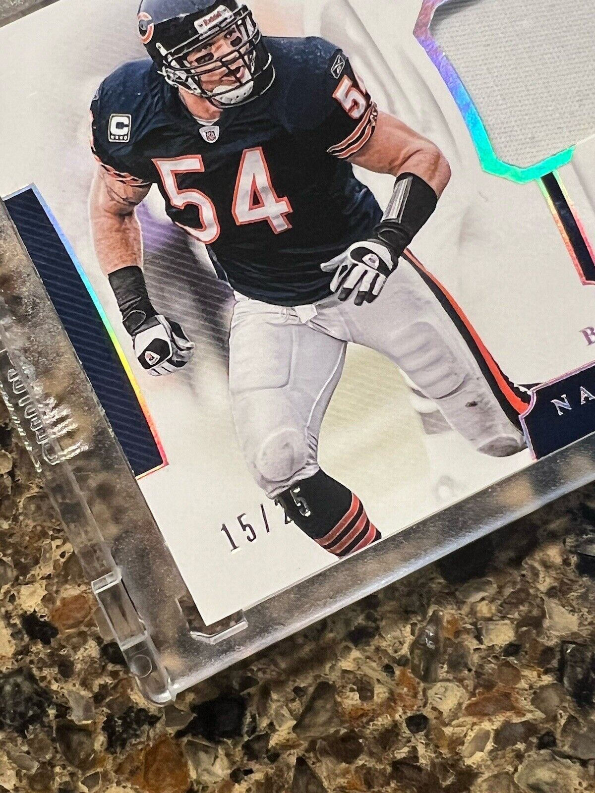 2018 Panini National Treasures Football Brian Urlacher Franchise Treasures 15/25