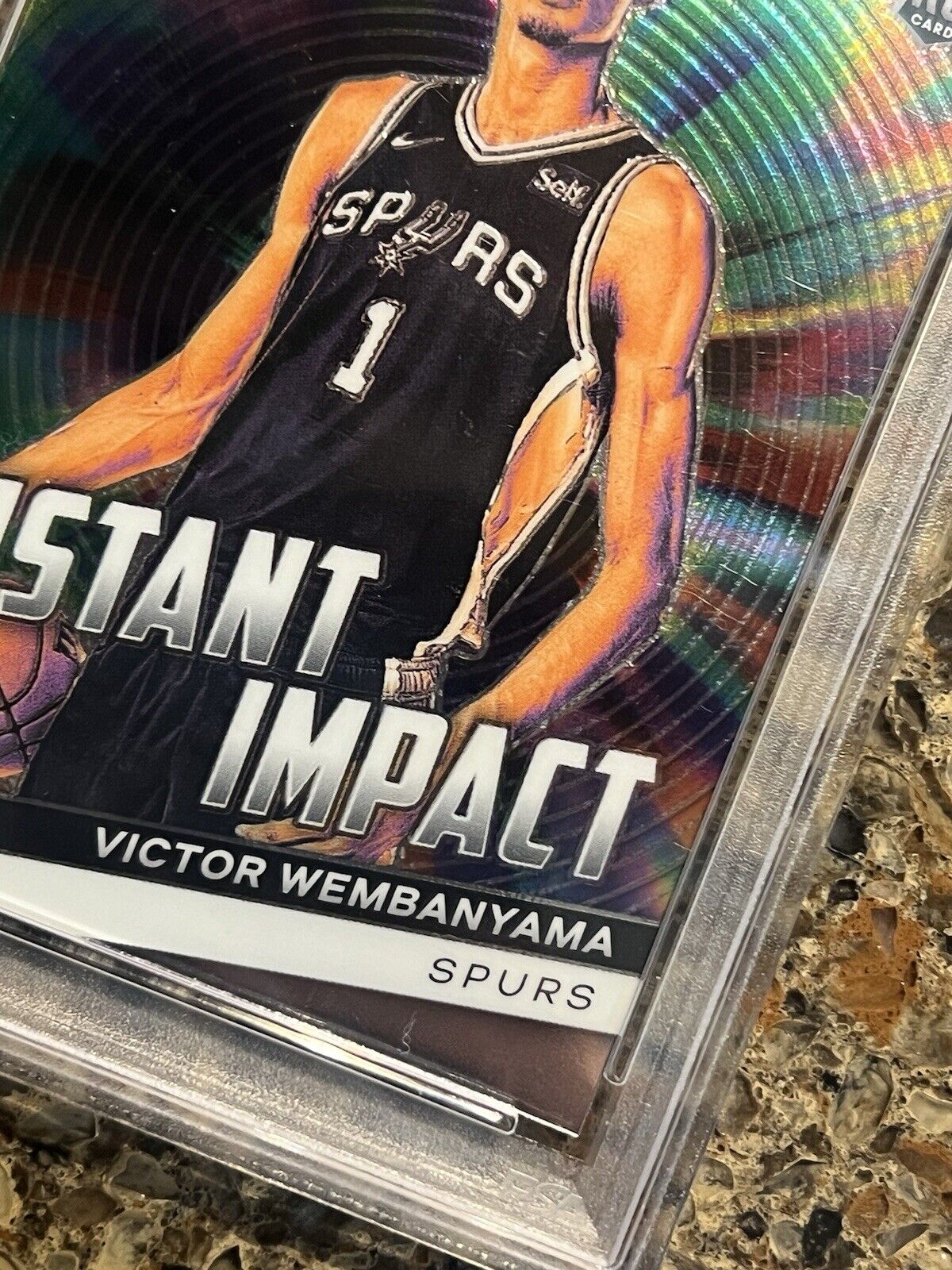 Victor Wembanyama RC 2023-24 Panini Prizm Instant Impact Rookie GEM MINT PSA 10