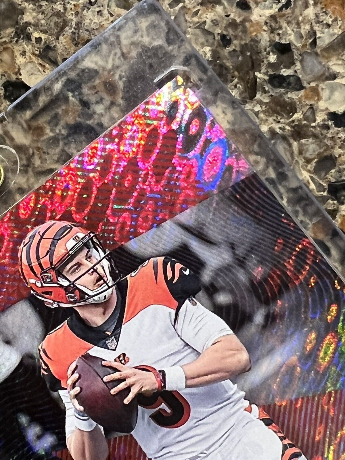 Joe Burrow 2021 Panini THE NATIONAL DISKETTES 19/25 Refractor Rare SSP Bengals