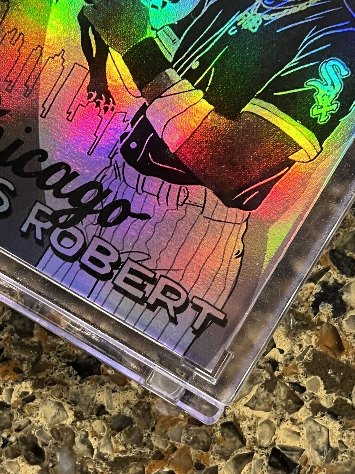 Luis Robert 2021 Topps Project70 LA PANTERA Rainbow Foil 46/70 Sophia Chang SSP