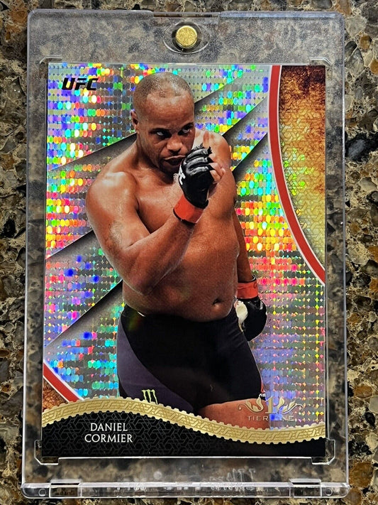 Daniel Cormier 2018 Topps UFC Tier One Pulsar Refractor 14/50 Rare Gem Mint SSP