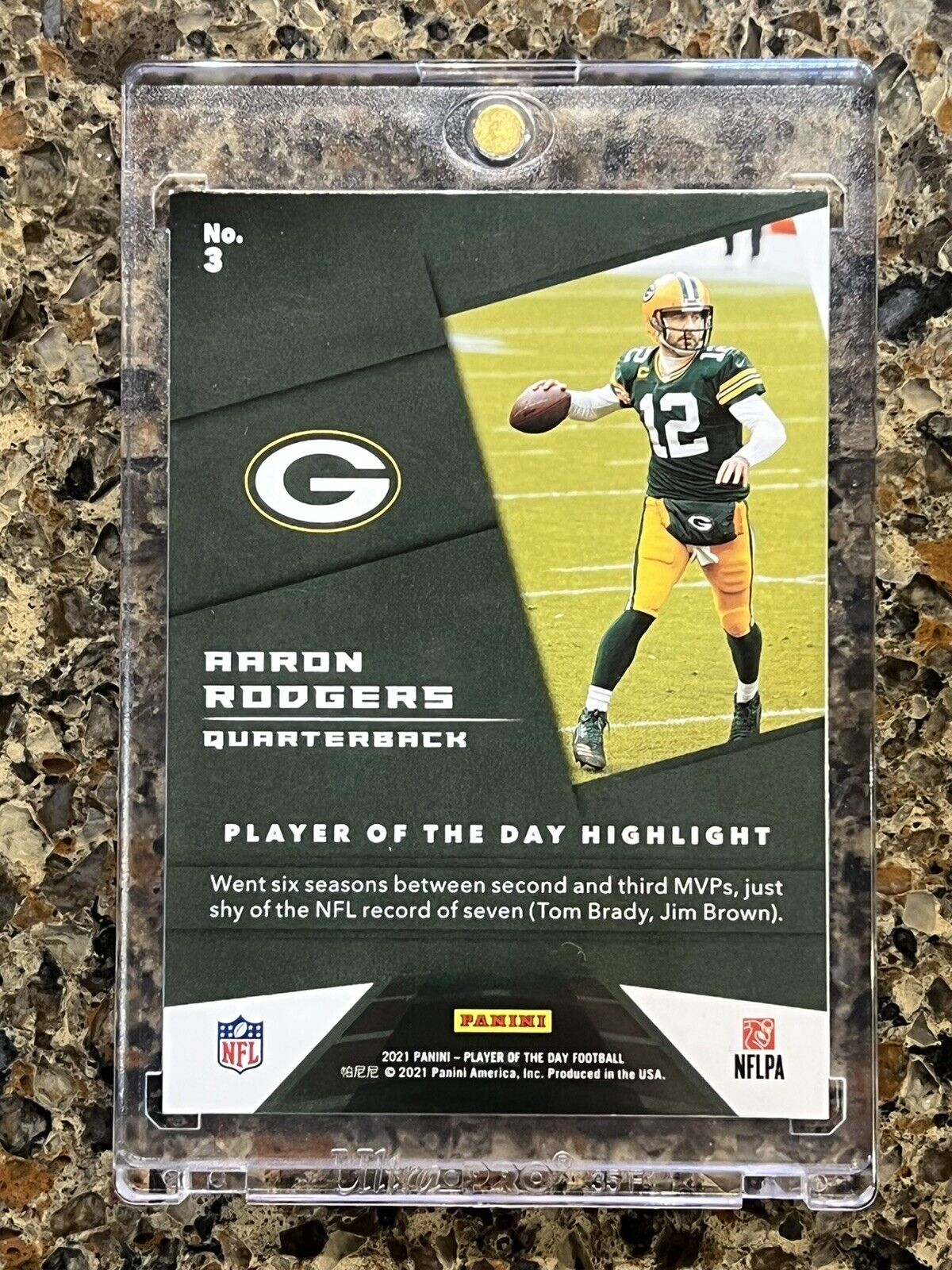 Aaron Rodgers - 2021 Panini Player of the Day KABOOM - #33/99 - RARE SSP