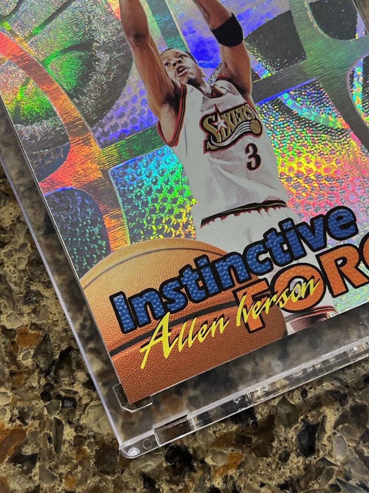 1999-00 Topps All-Matrix Allen Iverson Instinctive Force Refractor 76ers HOF