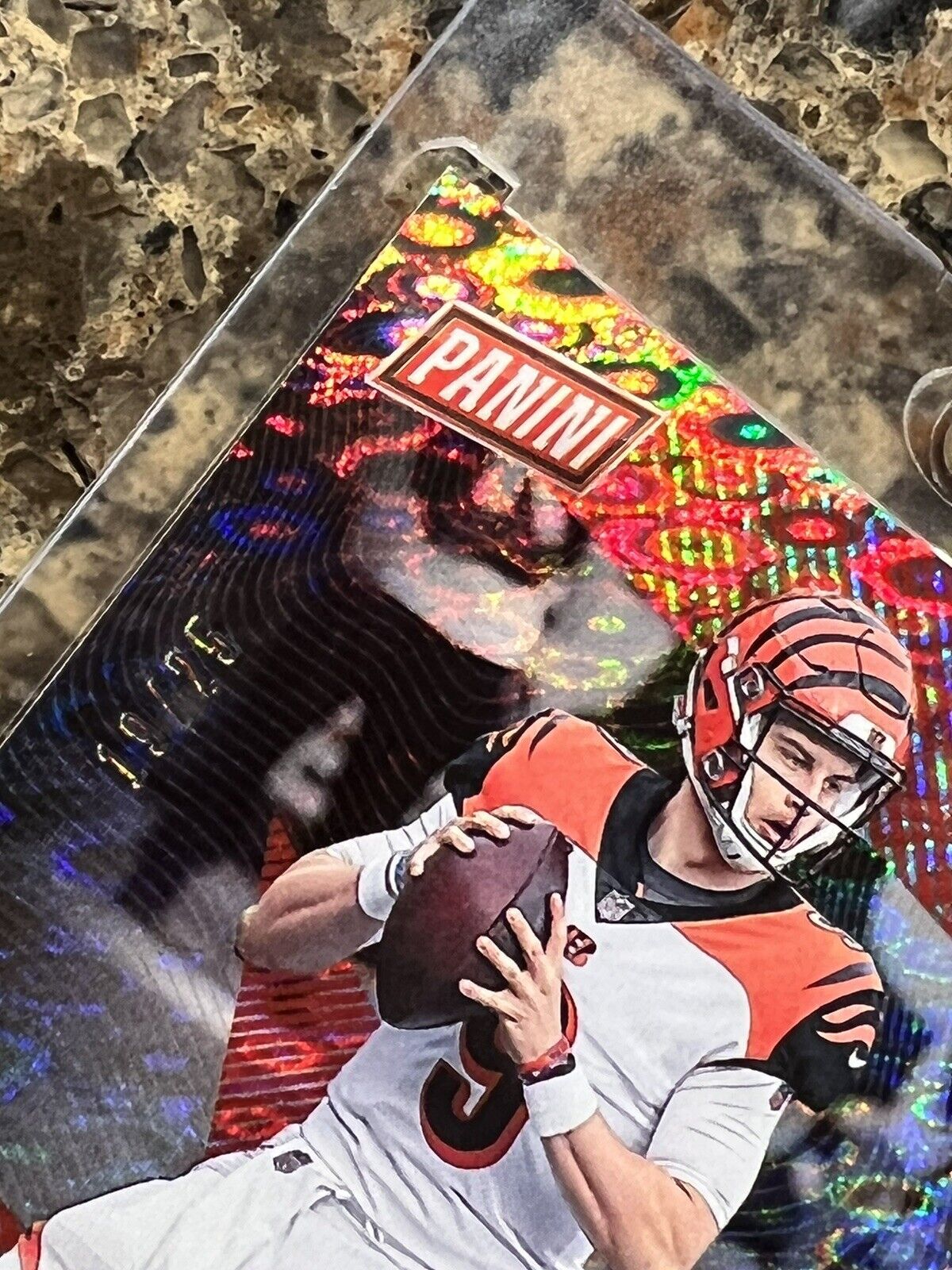 Joe Burrow 2021 Panini THE NATIONAL DISKETTES 19/25 Refractor Rare SSP Bengals