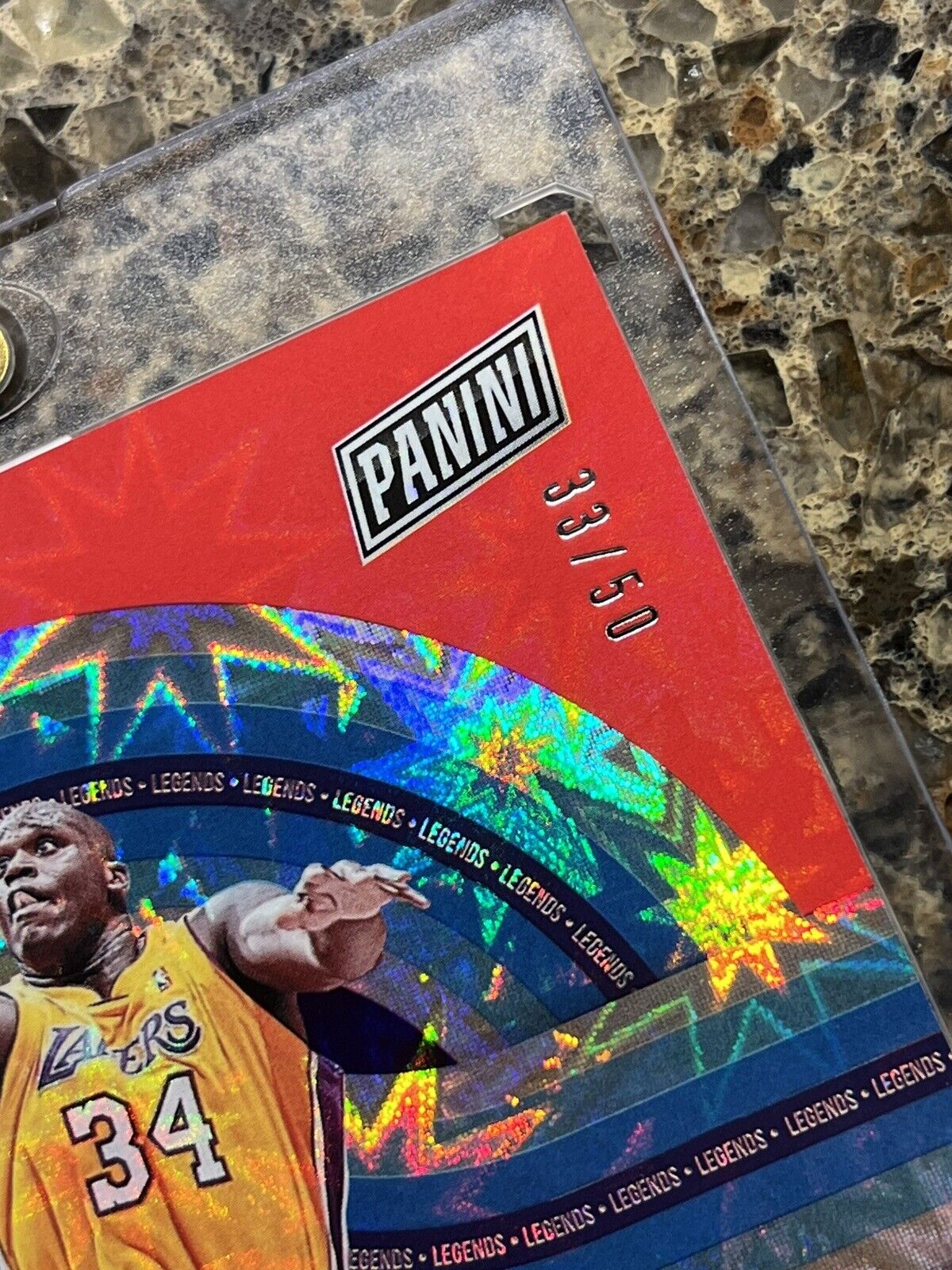 Shaquille O’Neal 2021 Panini The National Legends 33/50 KABOOM Rare Gem Mint SSP