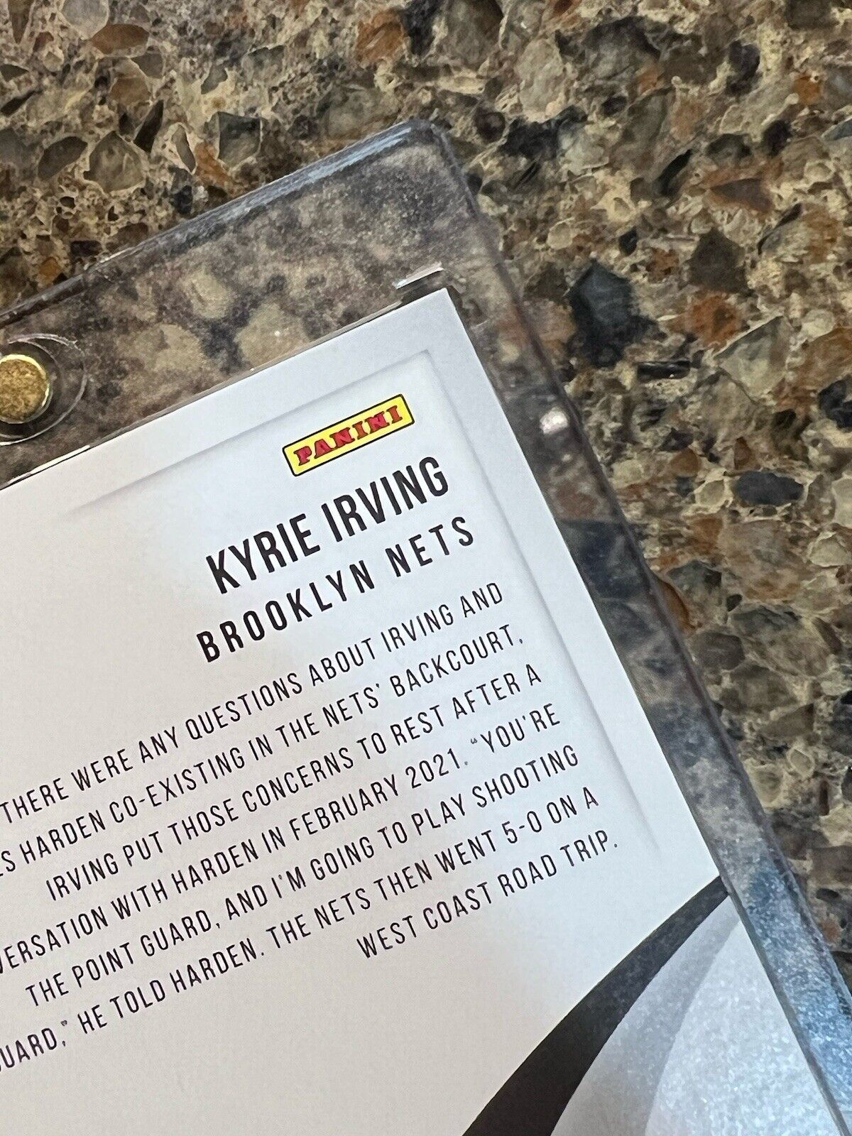 Kyrie Irving 2021 Panini THE NATIONAL 22/50 KABOOM Explosion Rare Gem Mint SSP