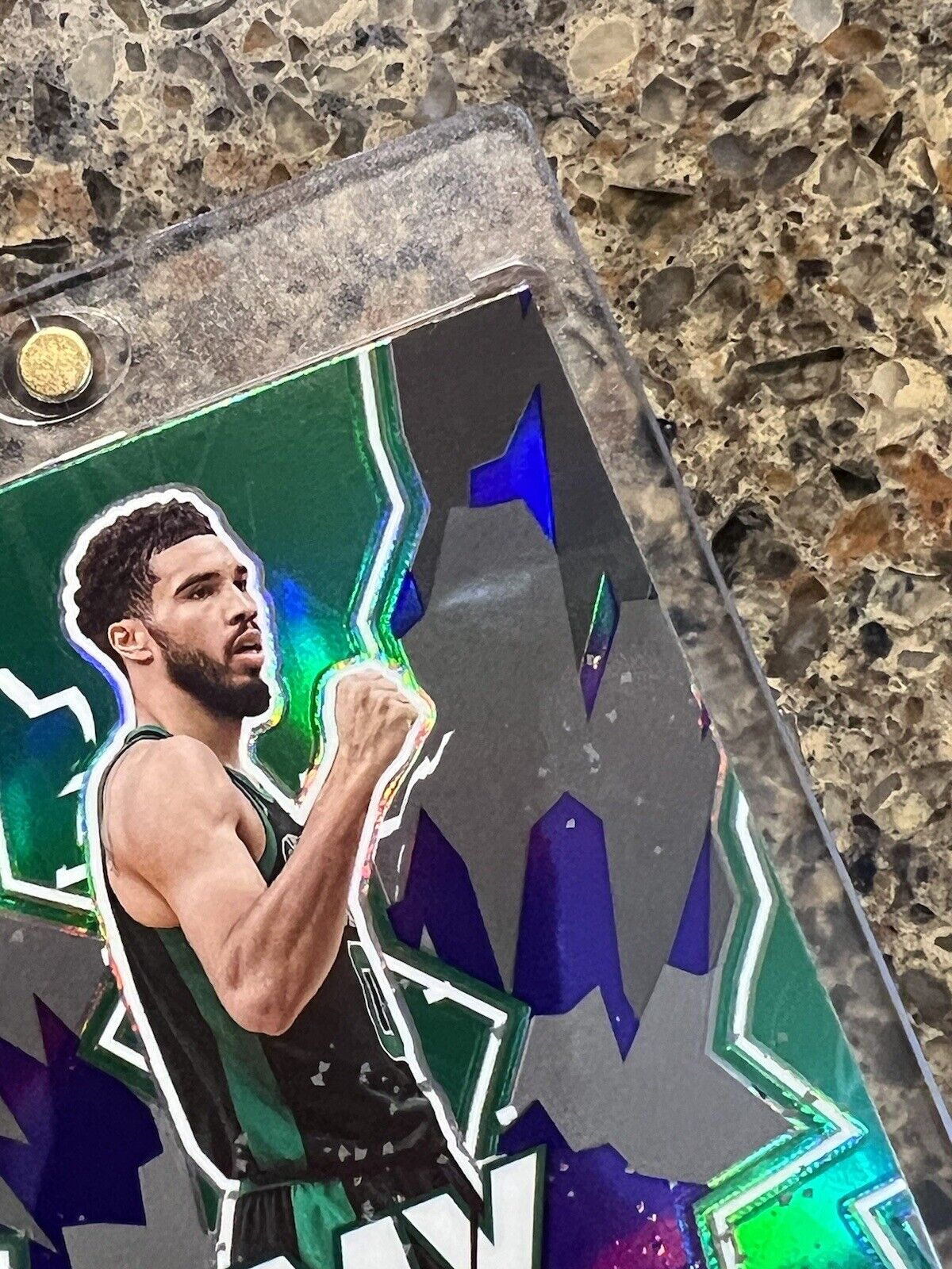 Jayson Tatum 2022-23 Panini Donruss Optic MY HOUSE Purple Prizm Rare Gem Mint