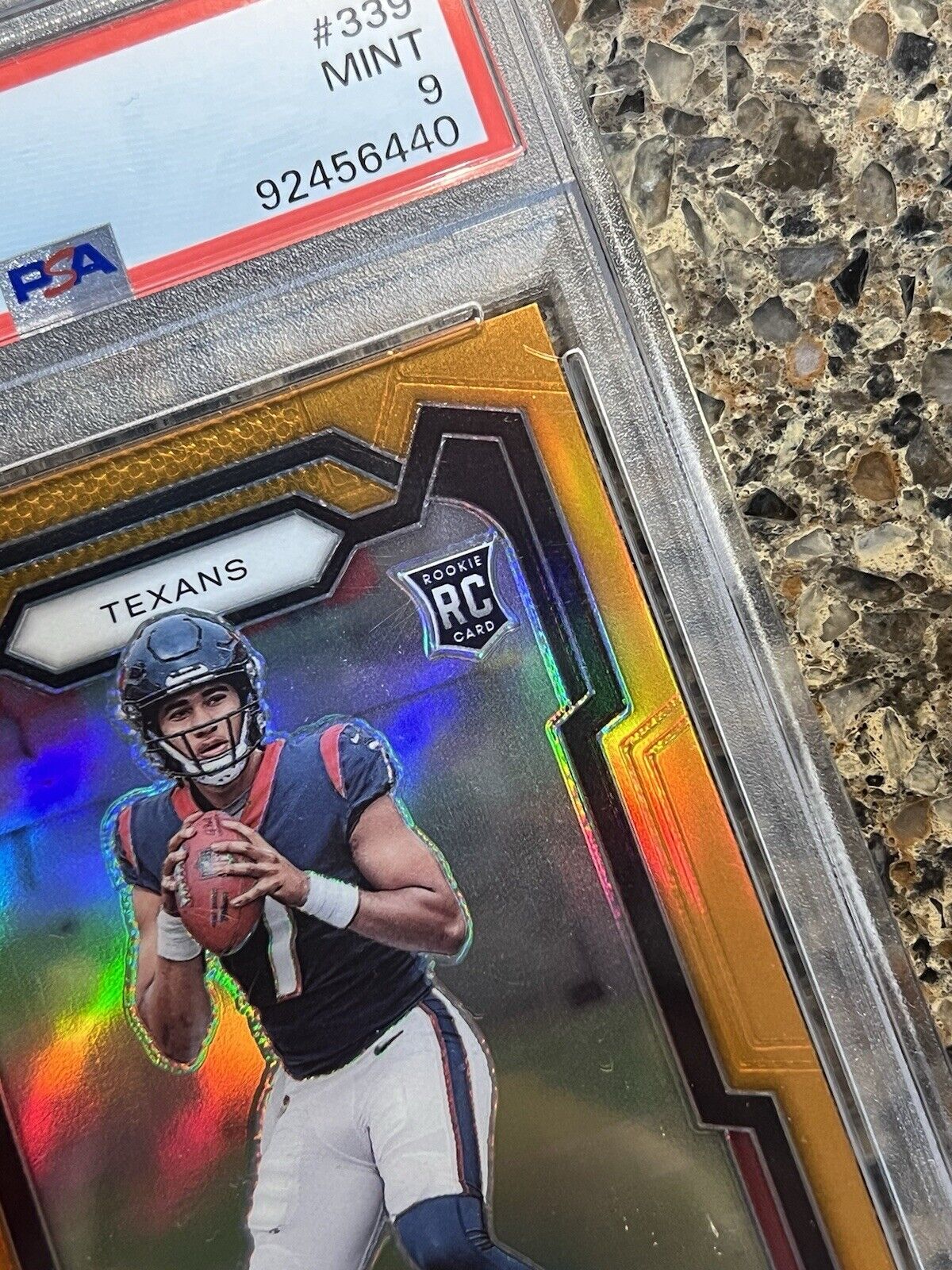 2023 Panini Prizm CJ Stroud Orange #211/249 RC #339 Texans Rookie PSA 9 🔥📈