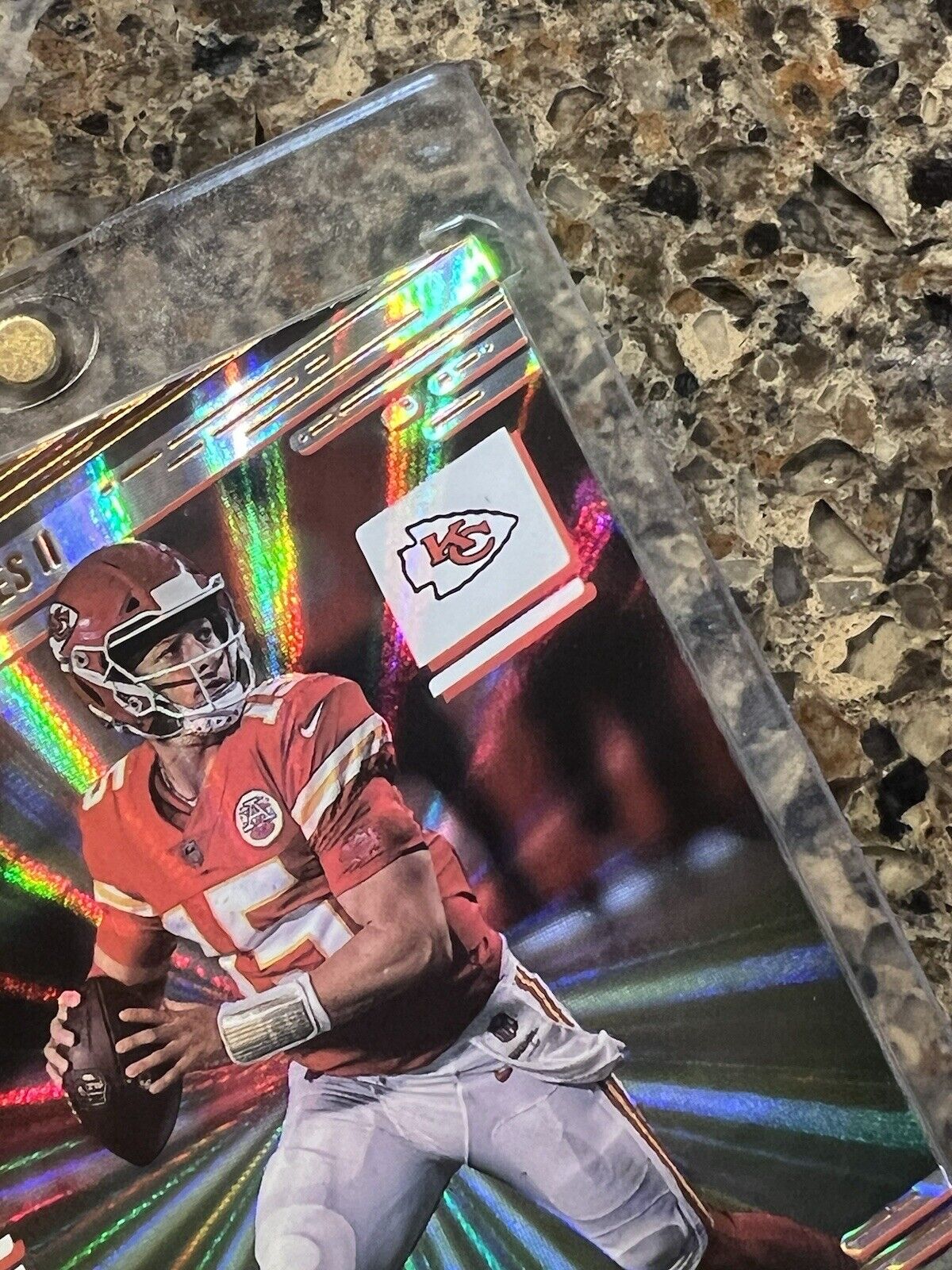 Patrick Mahomes II 2021 Panini Prestige SUNBURST Xtra Points Holo Refractor MVP