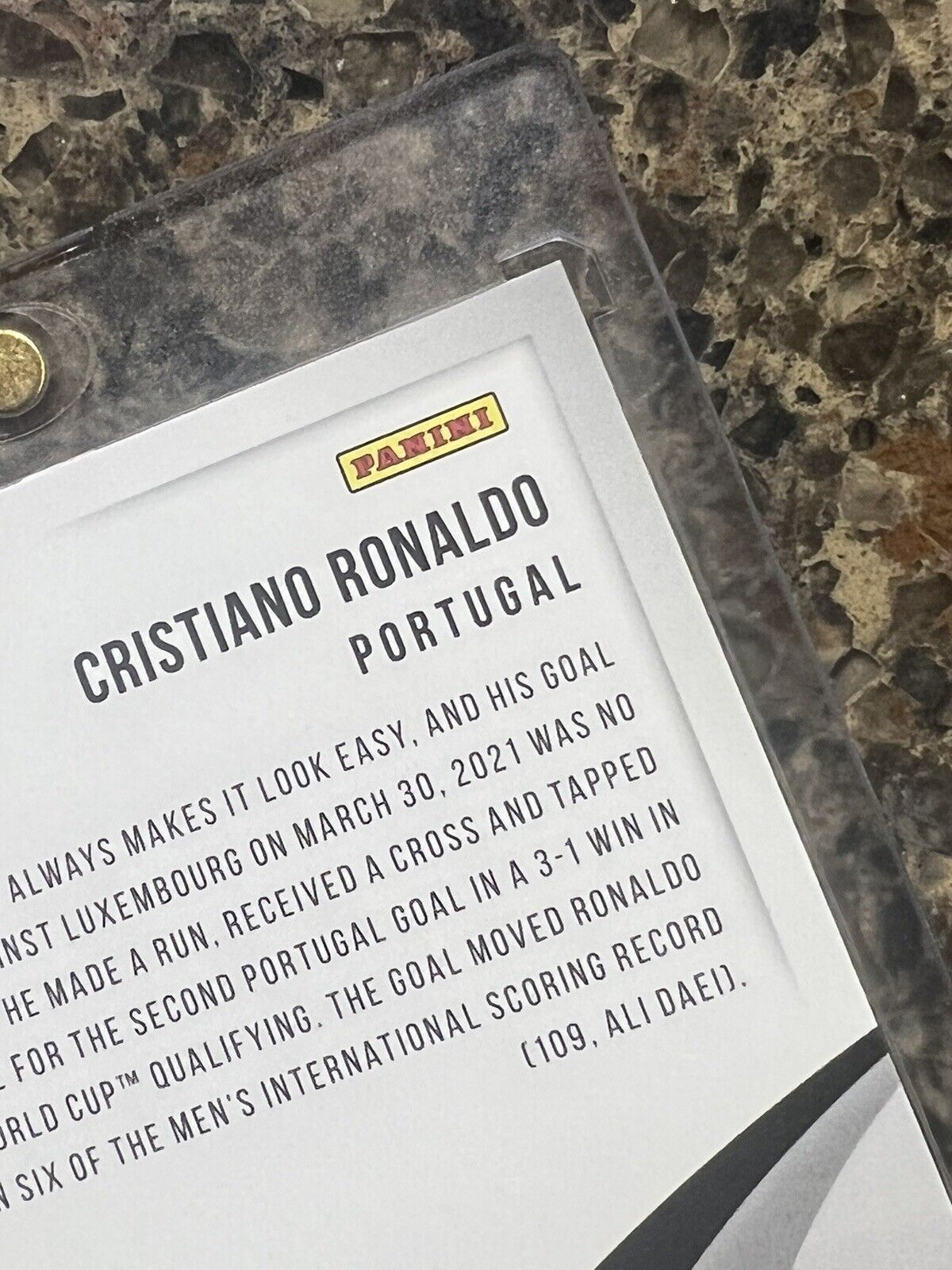 CRISTIANO RONALDO 2021 Panini THE NATIONAL DISKETTES #8/25 Portugal Rare SSP