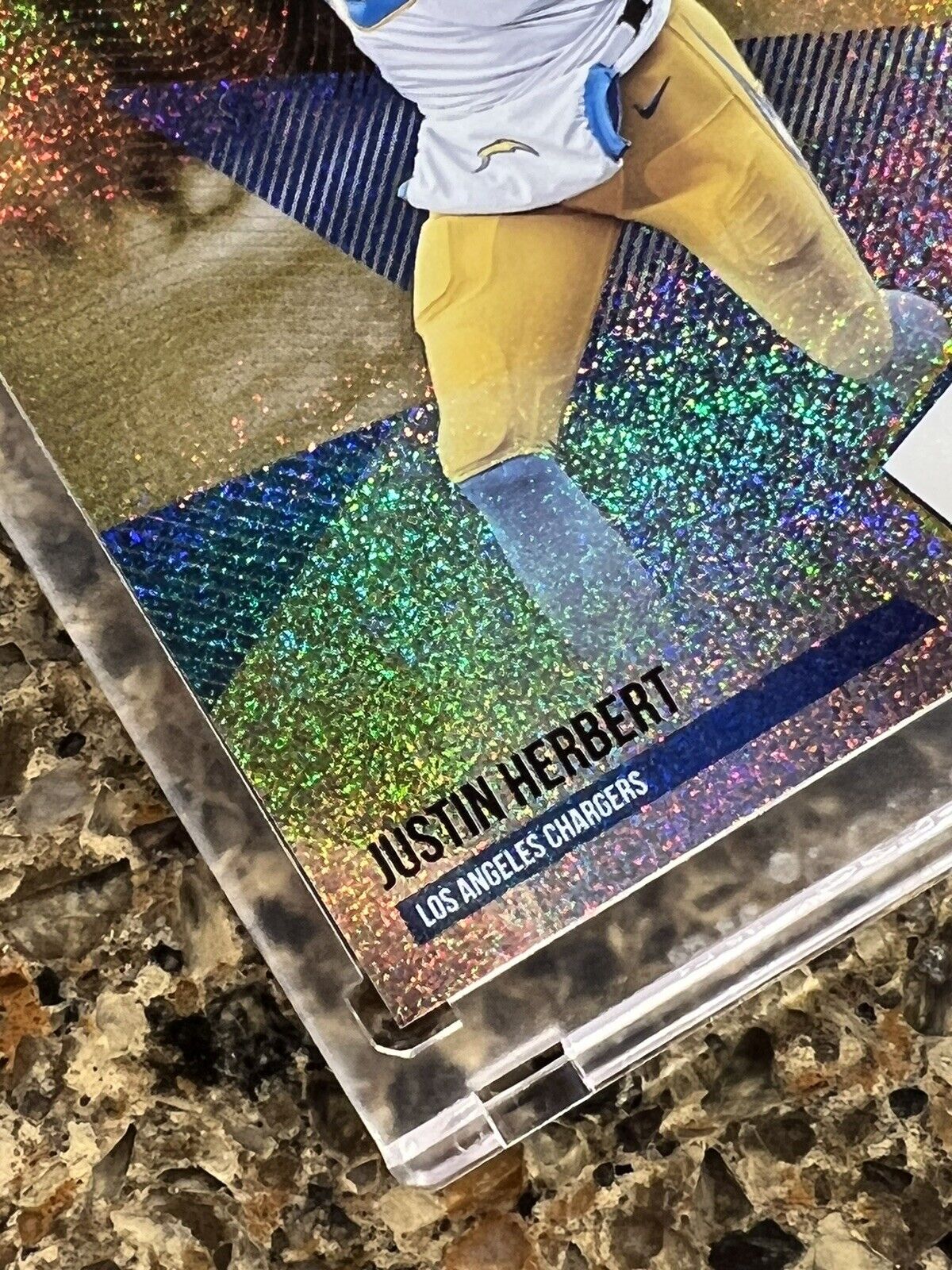 Justin Herbert 2021 Panini The National Stardust #1/5 Limited Edition Rare SSP