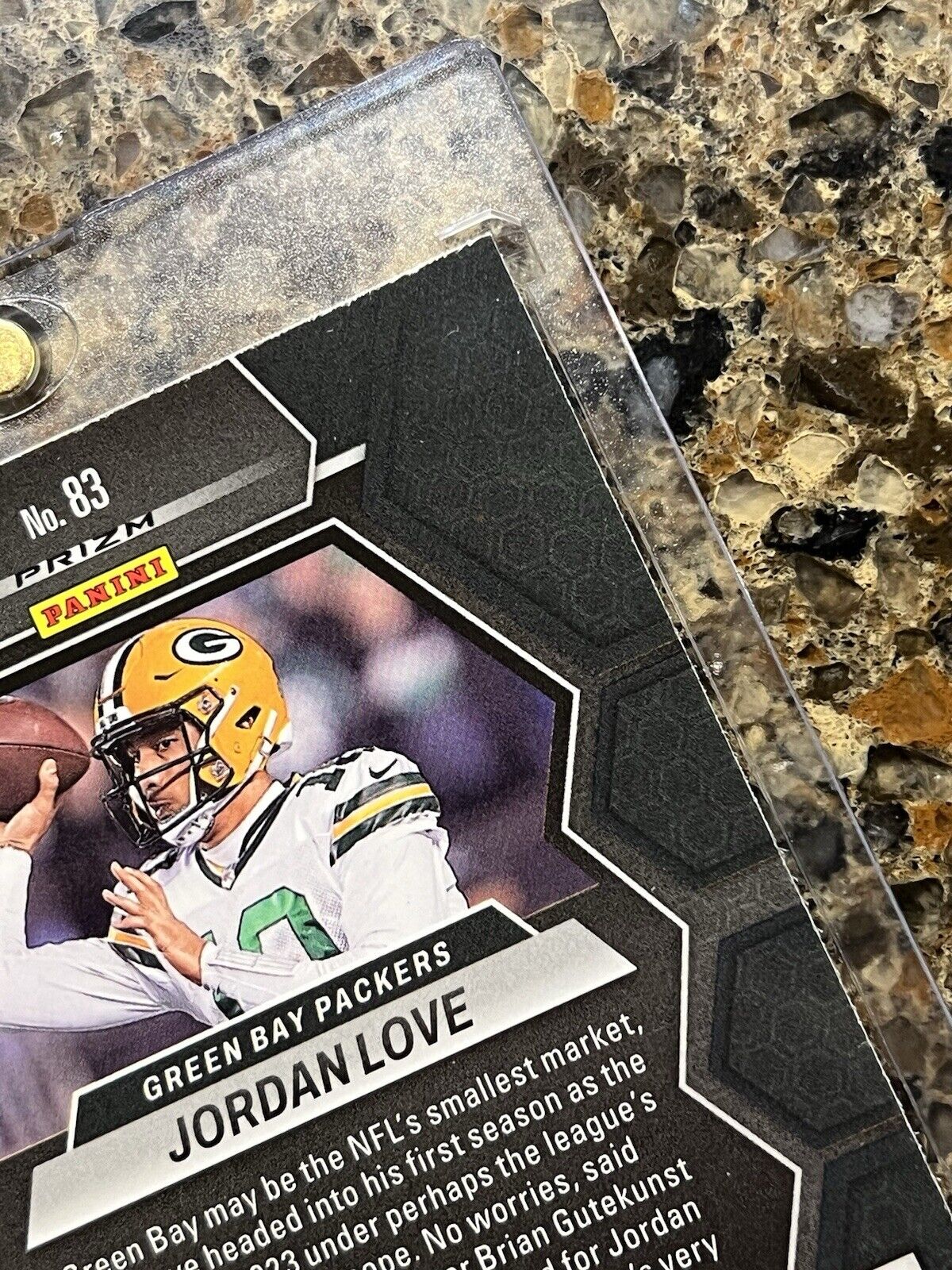 Jordan Love 2023 Panini Mosaic Football Green Prizm #83 Green Bay Packers - MINT