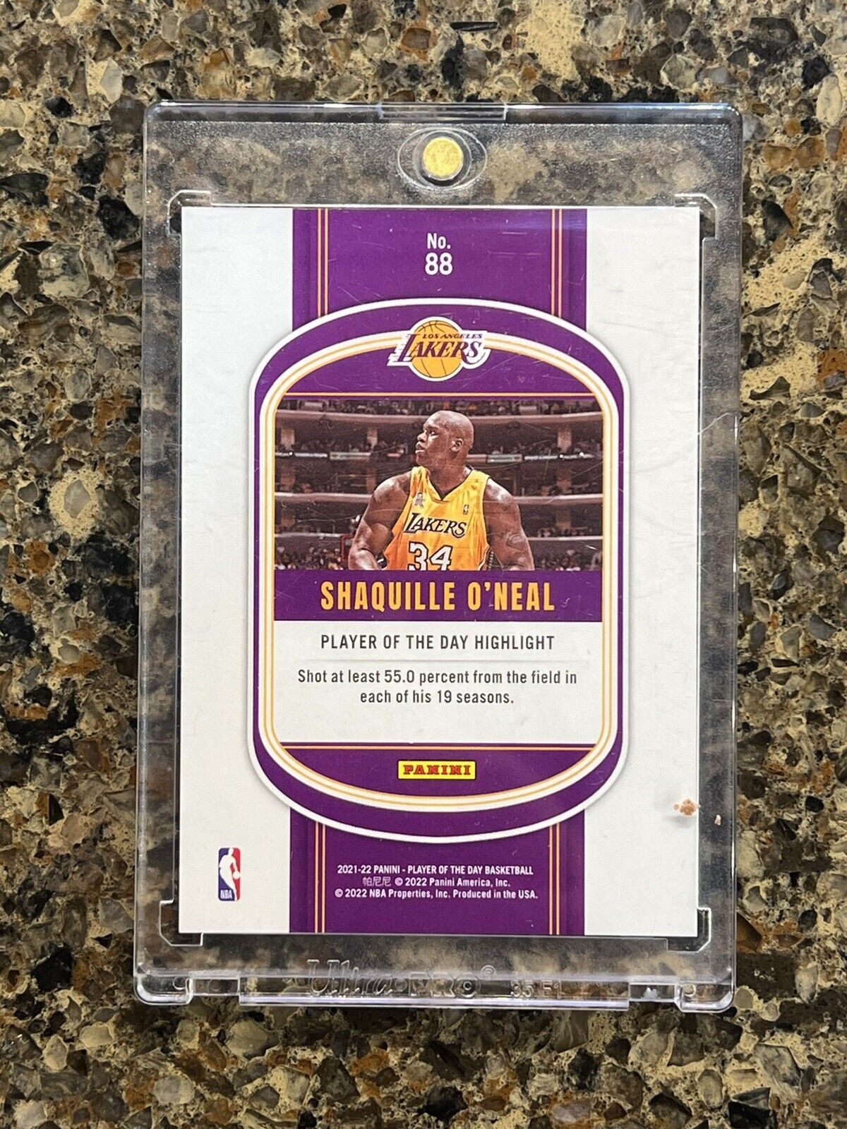 Shaquille O’Neal 2021 Panini Player of the Day KABOOM #08/99 Super Rare Shaq SSP