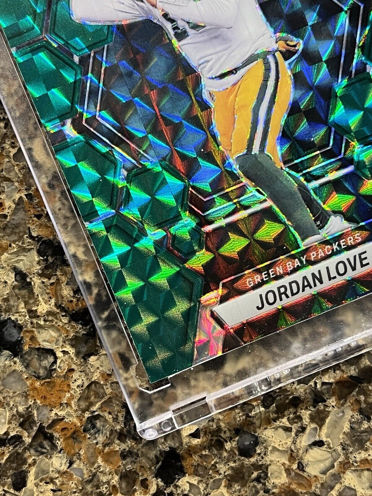 Jordan Love 2023 Panini Mosaic Football Green Prizm #83 Green Bay Packers - MINT