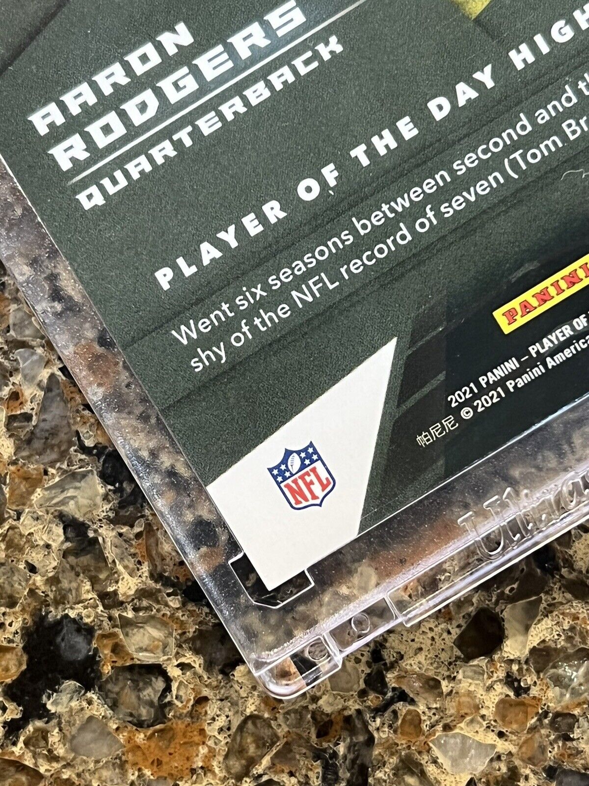 Aaron Rodgers - 2021 Panini Player of the Day KABOOM - #33/99 - RARE SSP