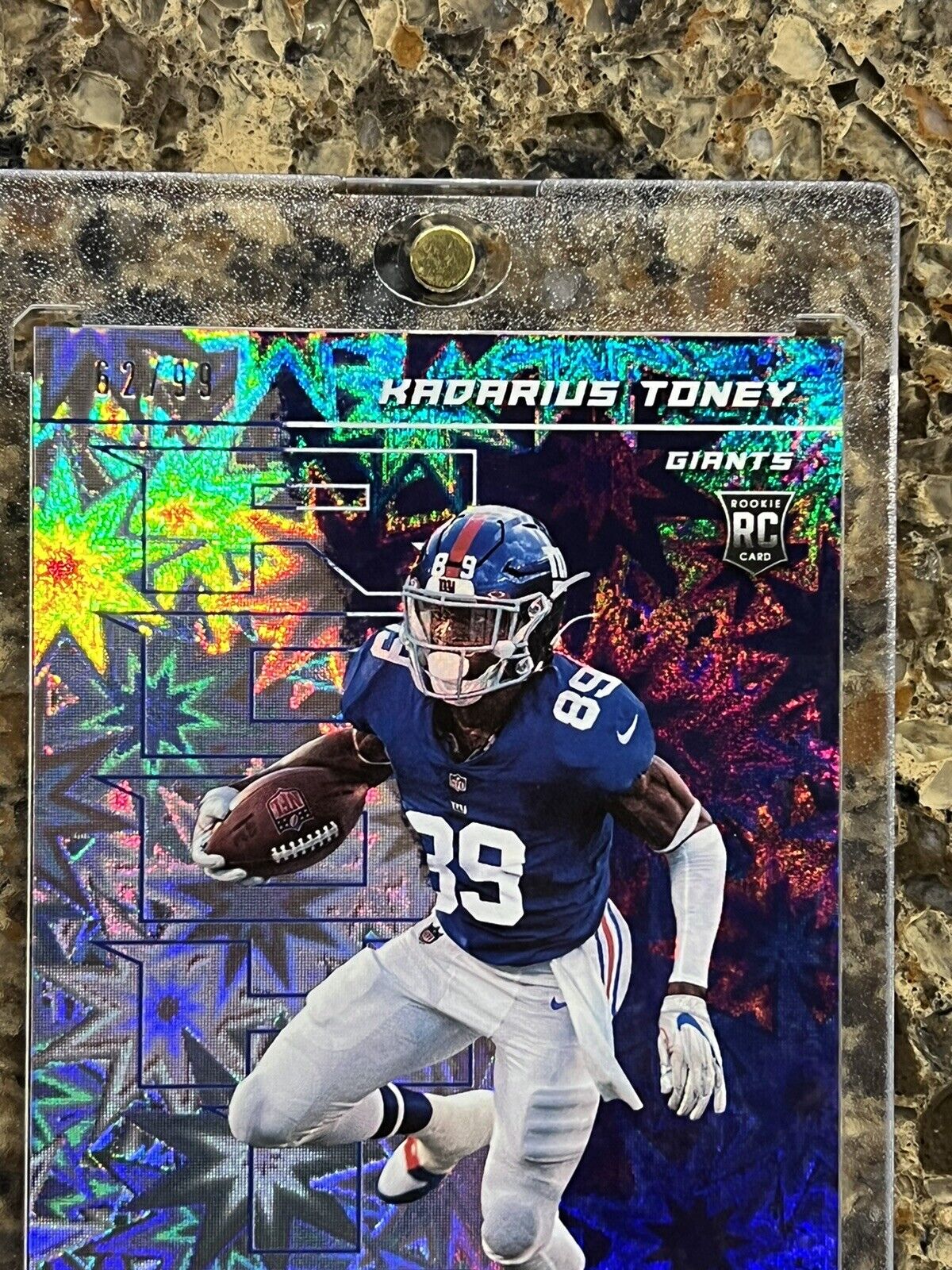 Kadarius Toney RC 2021 Panini Player of the Day KABOOM 62/99 Gem Mint Rookie SSP