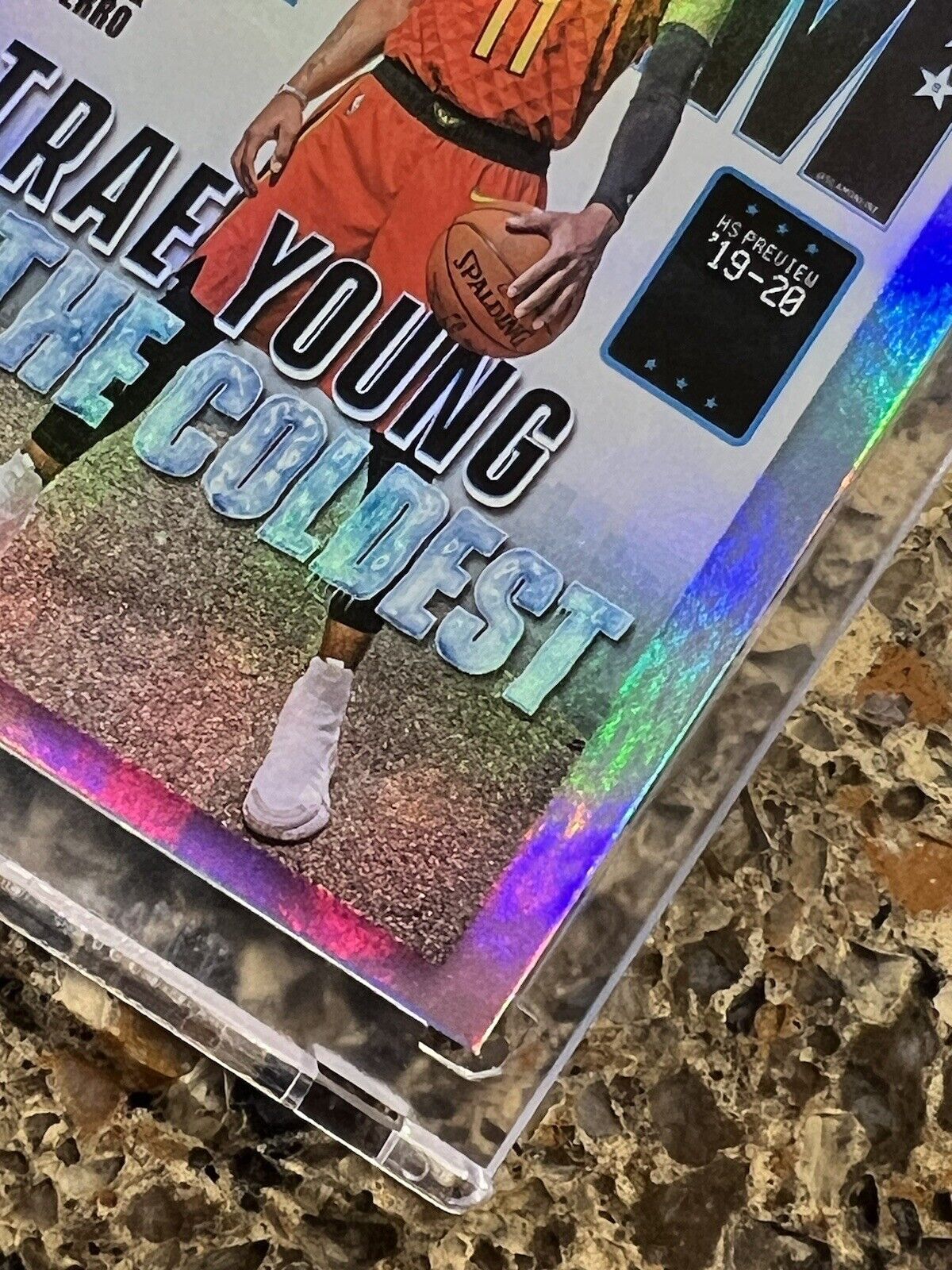 Trae Young 2020-21 Panini Hoops Basketball NBA SLAM GOLD HOLO Rare Gem Mint SSP