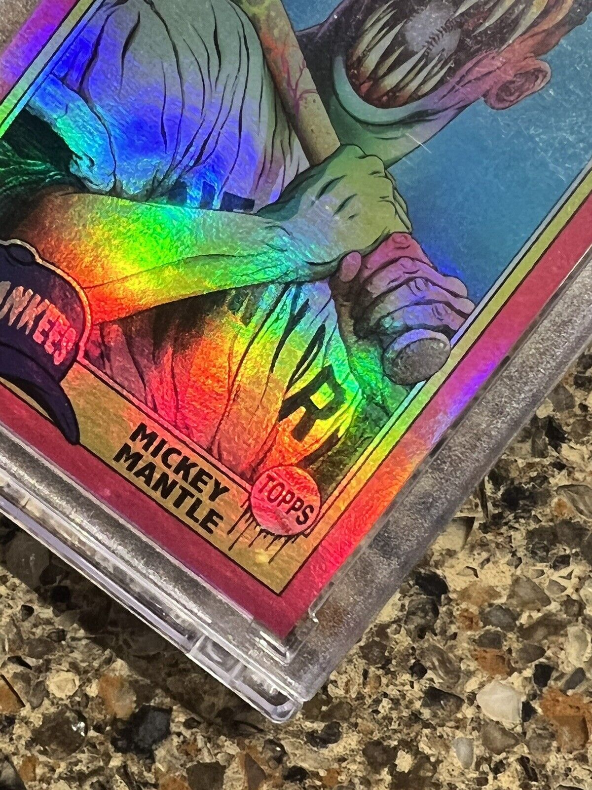 MICKEY MANTLE 2021 Topps Project70 1961 design by Alex Pardee RAINBOW FOIL 23/70