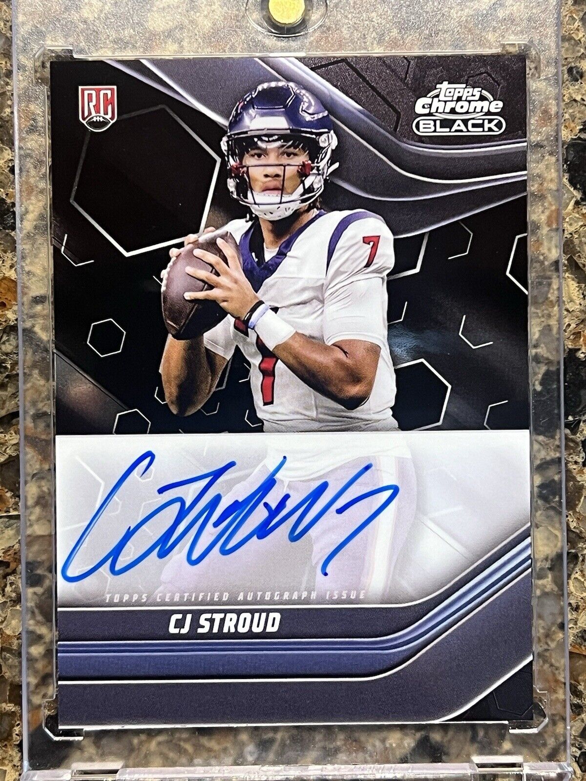 2023 Topps Composite CJ Stroud RC Topps Chrome Black On-Card Rookie Autograph SP