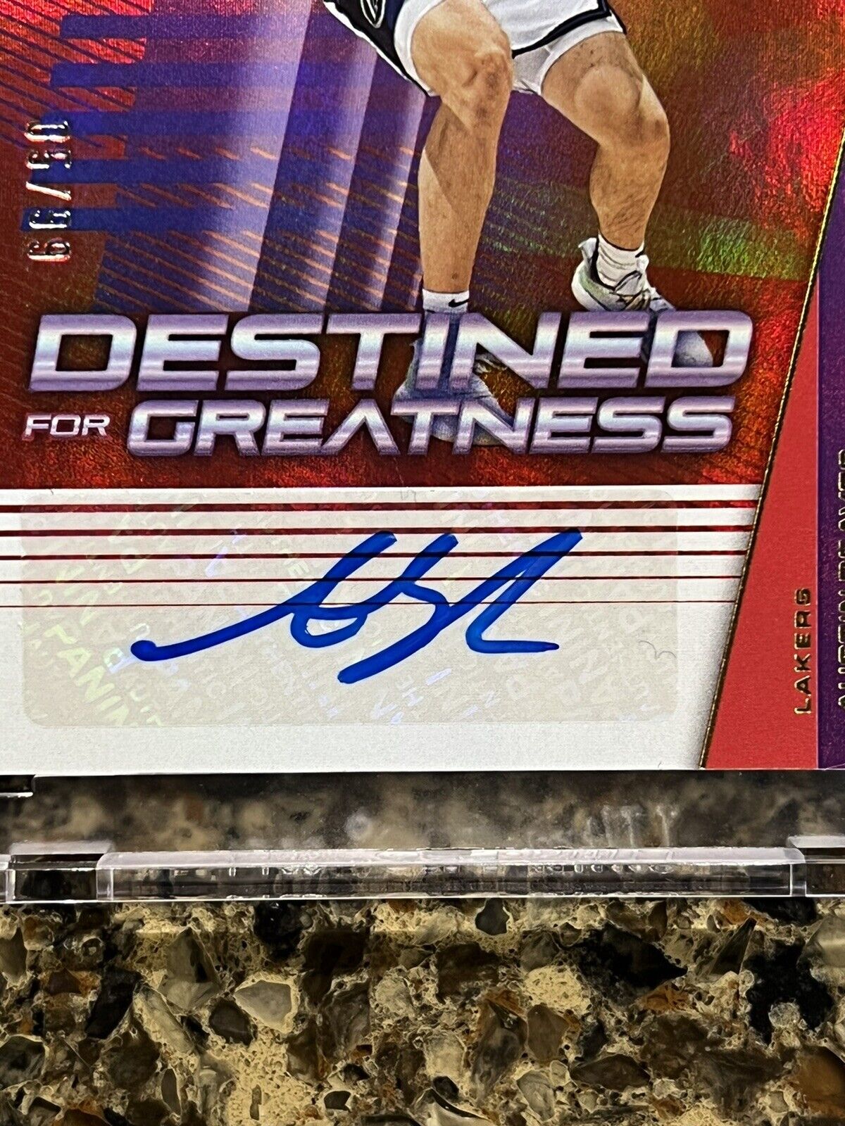 Austin Reaves 2022 Panini Recon Destined For Greatness Signatures 05/99 AUTO SSP