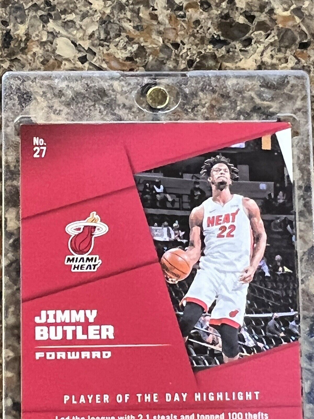 Jimmy Butler 2021 Panini NBA Player of the Day KABOOM 82/99 Rare Gem Mint SSP