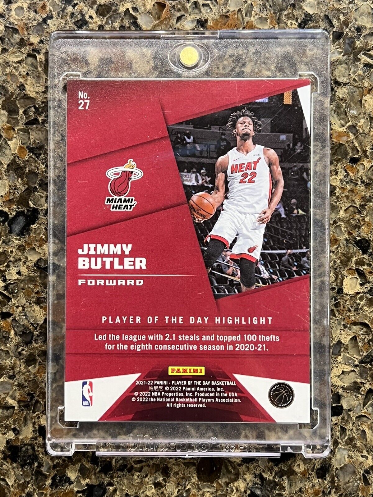 Jimmy Butler 2021 Panini NBA Player Of The Day KABOOM 53/99 SSP Rare Gem Mint