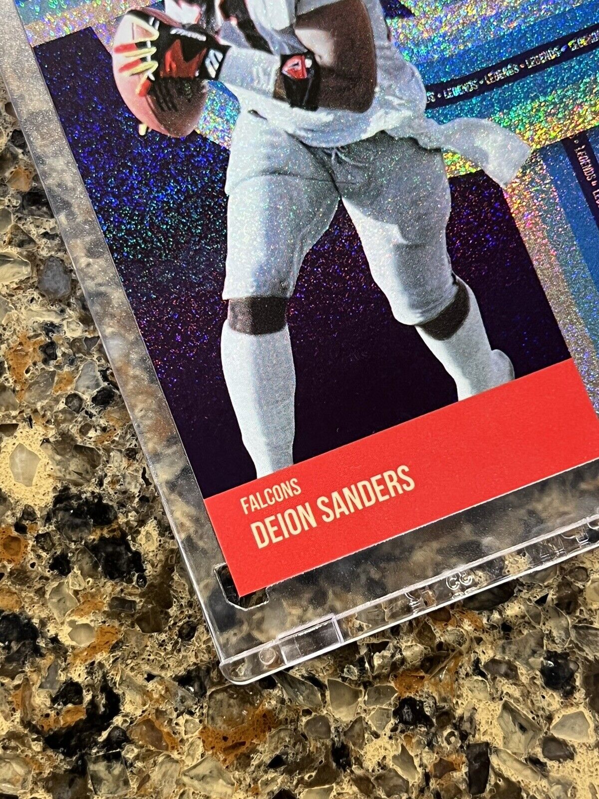 Deion Sanders 2021 Panini The National Legends Stardust #1/5 SSP - Rare! 🚀🚀🚀