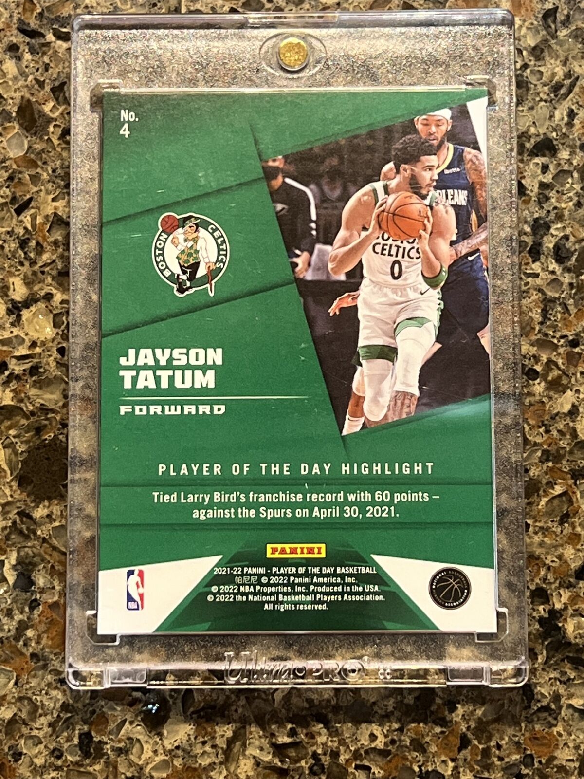 Jayson Tatum 2021 Panini Player of the Day KABOOM #57/99 Celtics Super Rare SSP