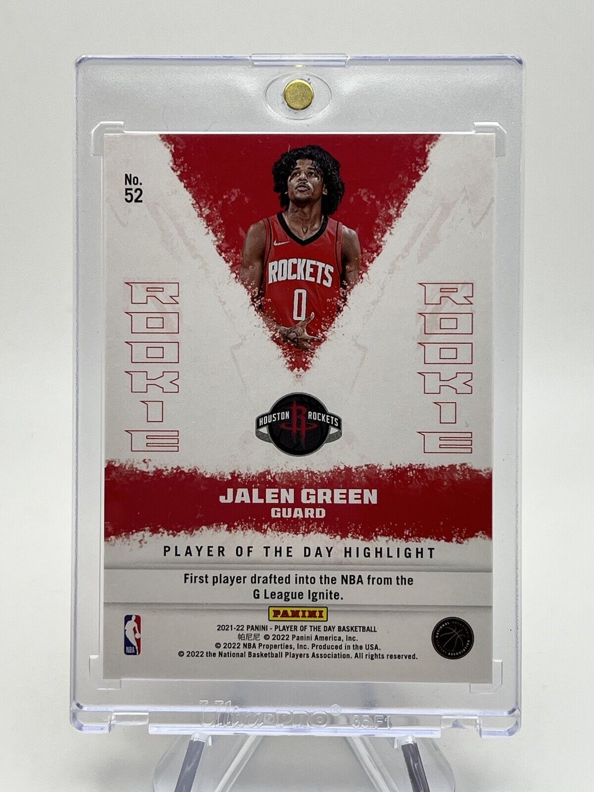 Jalen Green RC 2021 Panini POTD KABOOM 59/99 REDEMPTION Rare Gem Mint Rookie SSP