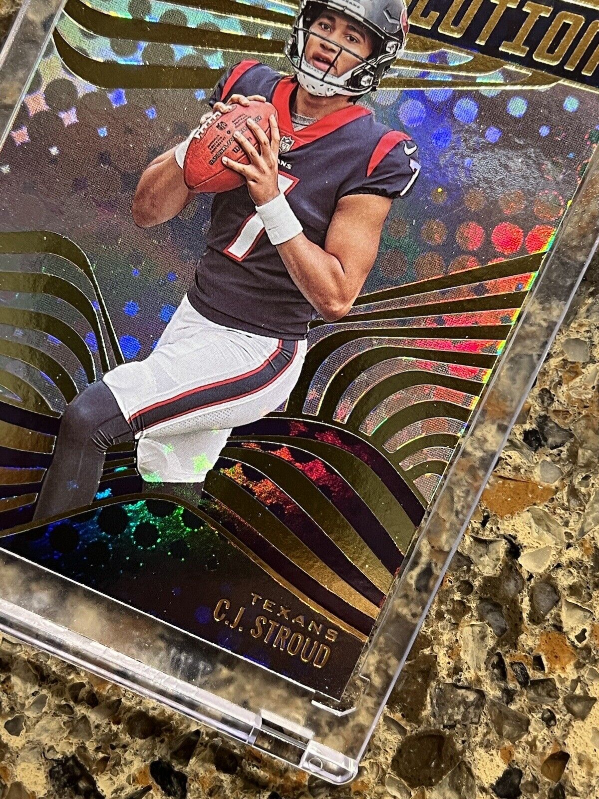 2023 Panini Donruss Football CJ Stroud Rookie Revolution #RR2 Gem Mint Refractor