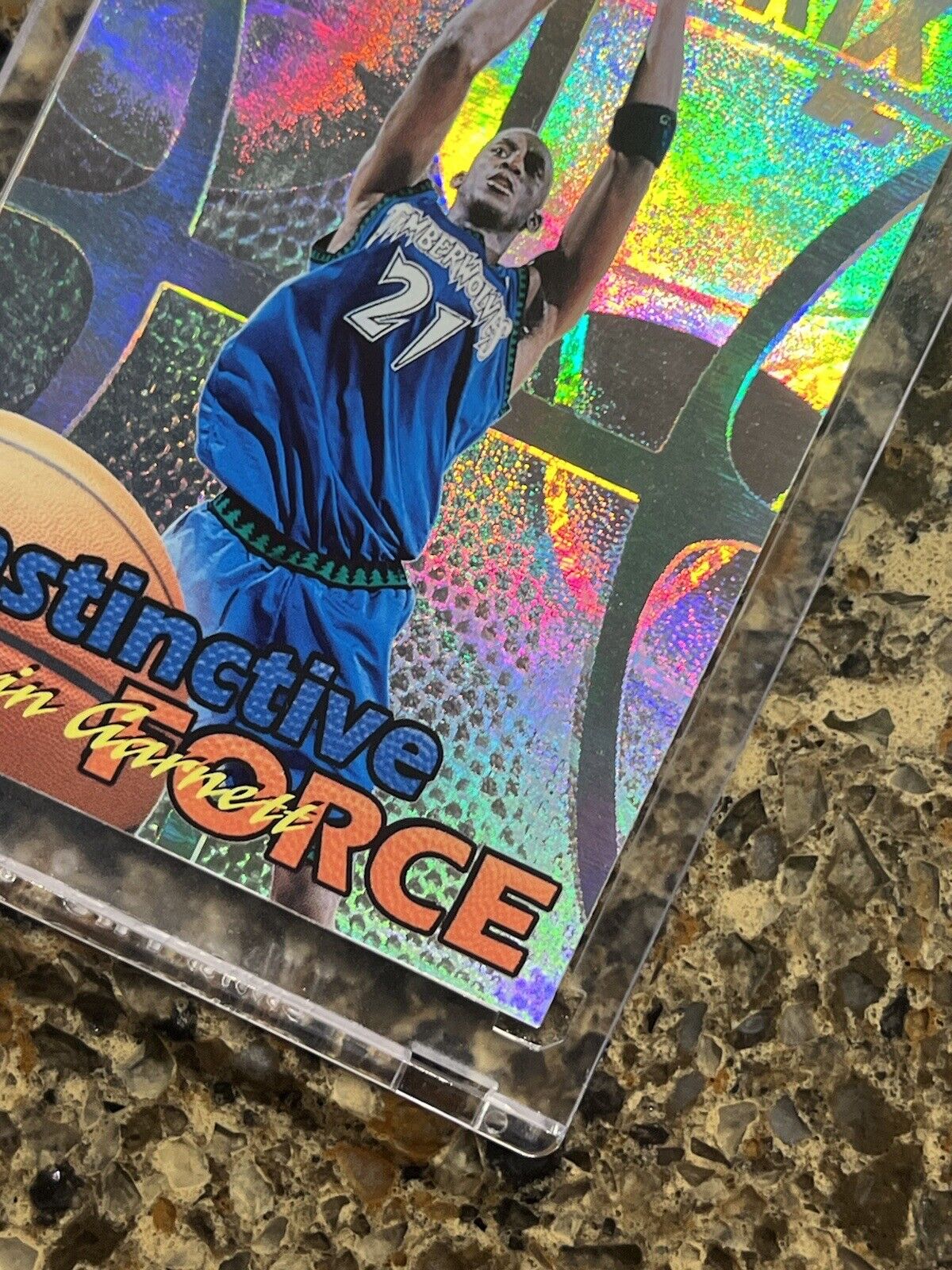 Kevin Garnett 1999-00 Topps All-Matrix Instinctive Force Refractor Rare Gem Mint