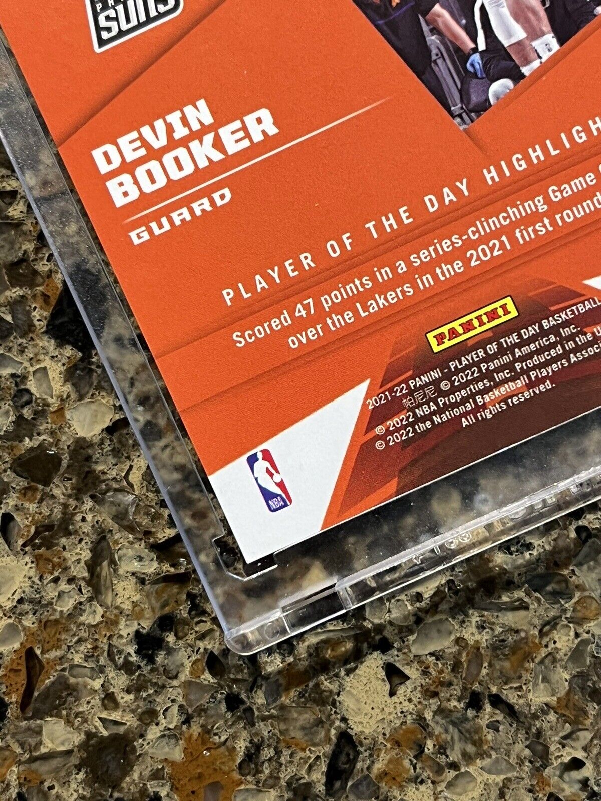 Devin Booker 2021 Panini NBA Player Of The Day KABOOM 06/99 Rare Gem Mint SSP