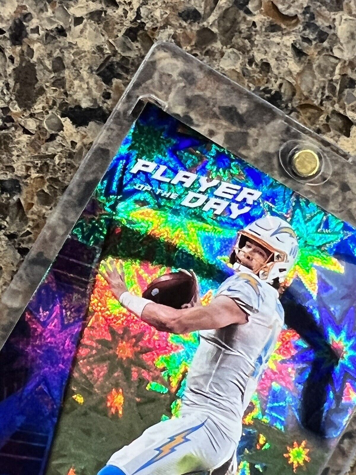 JUSTIN HERBERT 2021 Panini Player of the Day KABOOM #40/99 Super Rare SSP