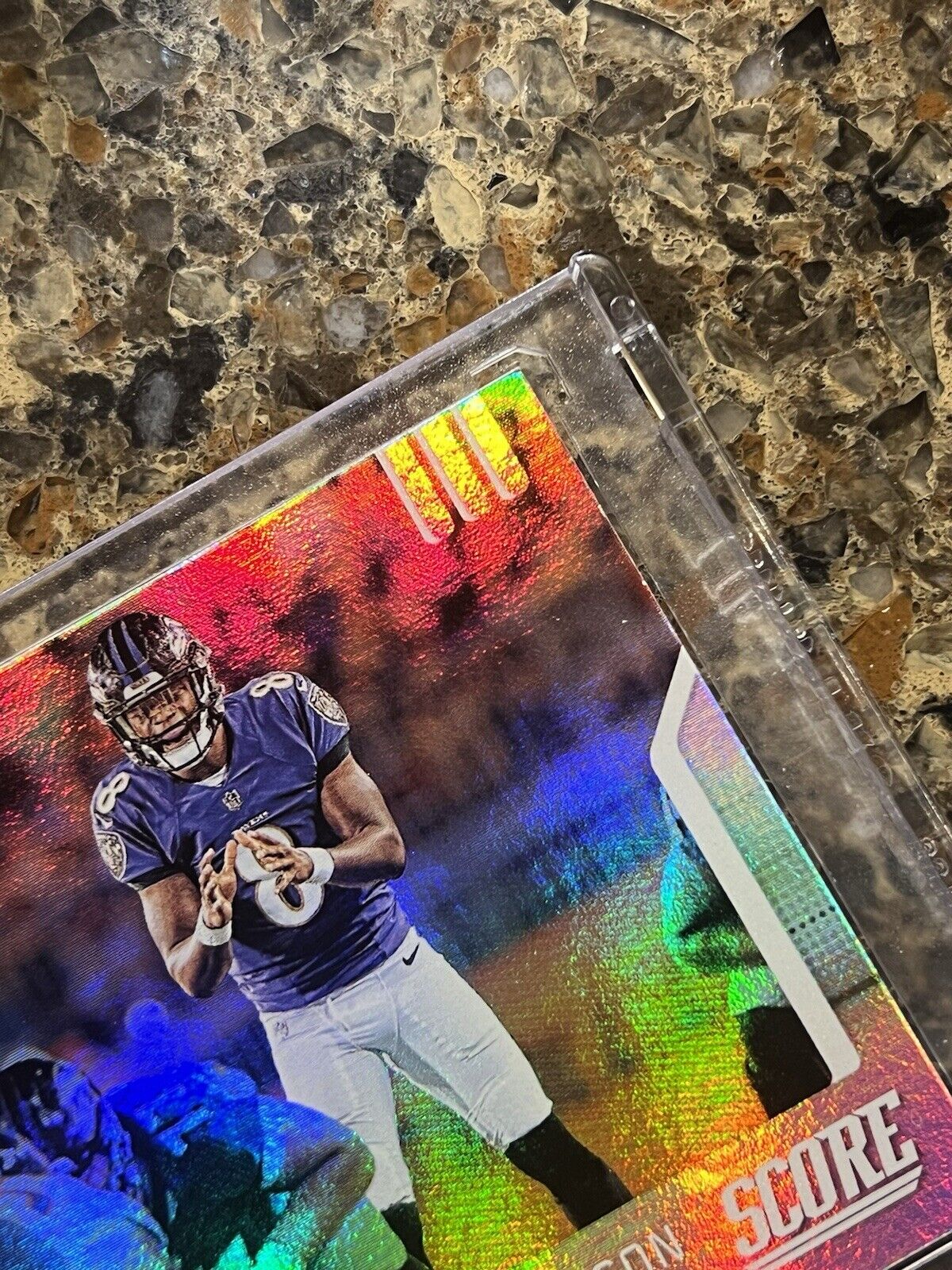 Lamar Jackson 2019 Panini Score Football Signal-Callers Holo Refractor