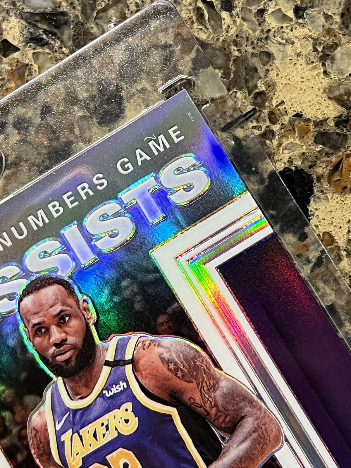 🌟 LeBron James 2019 Panini Contenders OPTIC Prizm Playing the Numbers Game 🌟