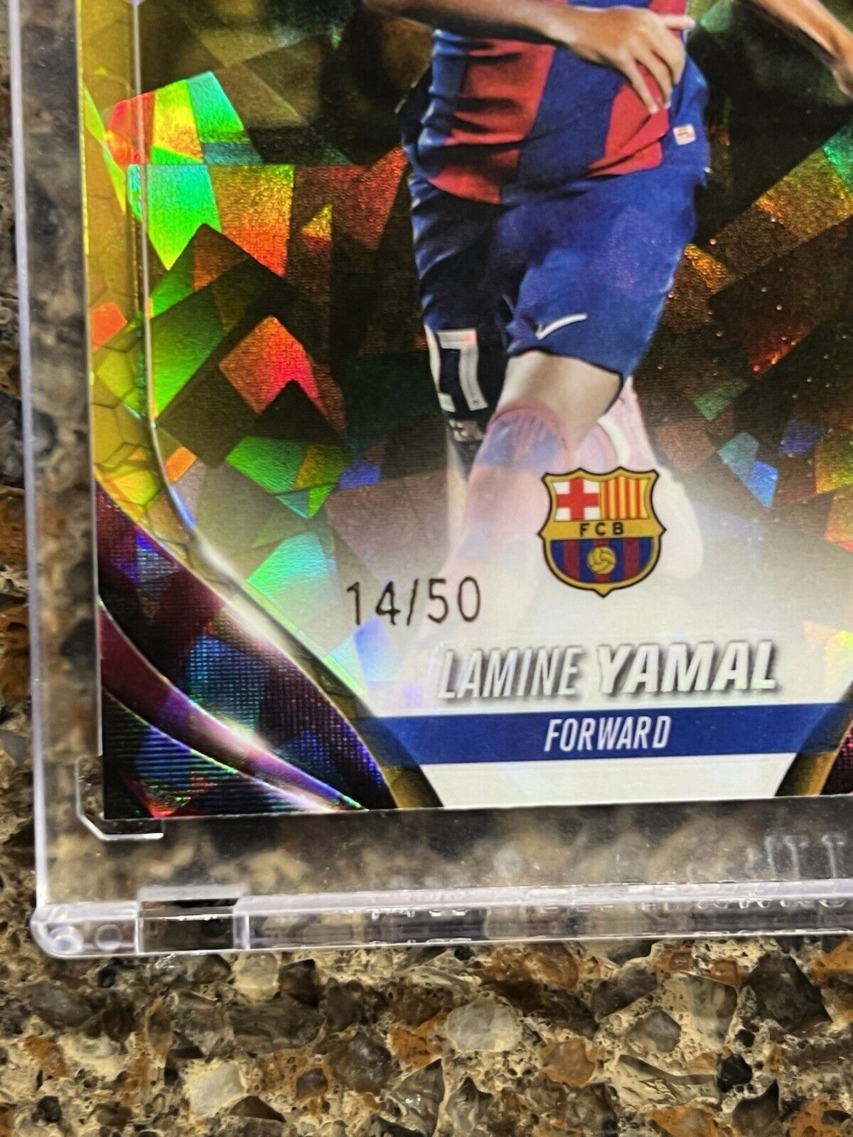 Lamine Yamal RC 2023-24 Topps Chrome Sapphire UEFA FC Barcelona Rookie GOLD /50