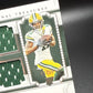 2023 National Treasures Jayden Reed Rookie NFL Gear Signatures /99 Dual Patch RC