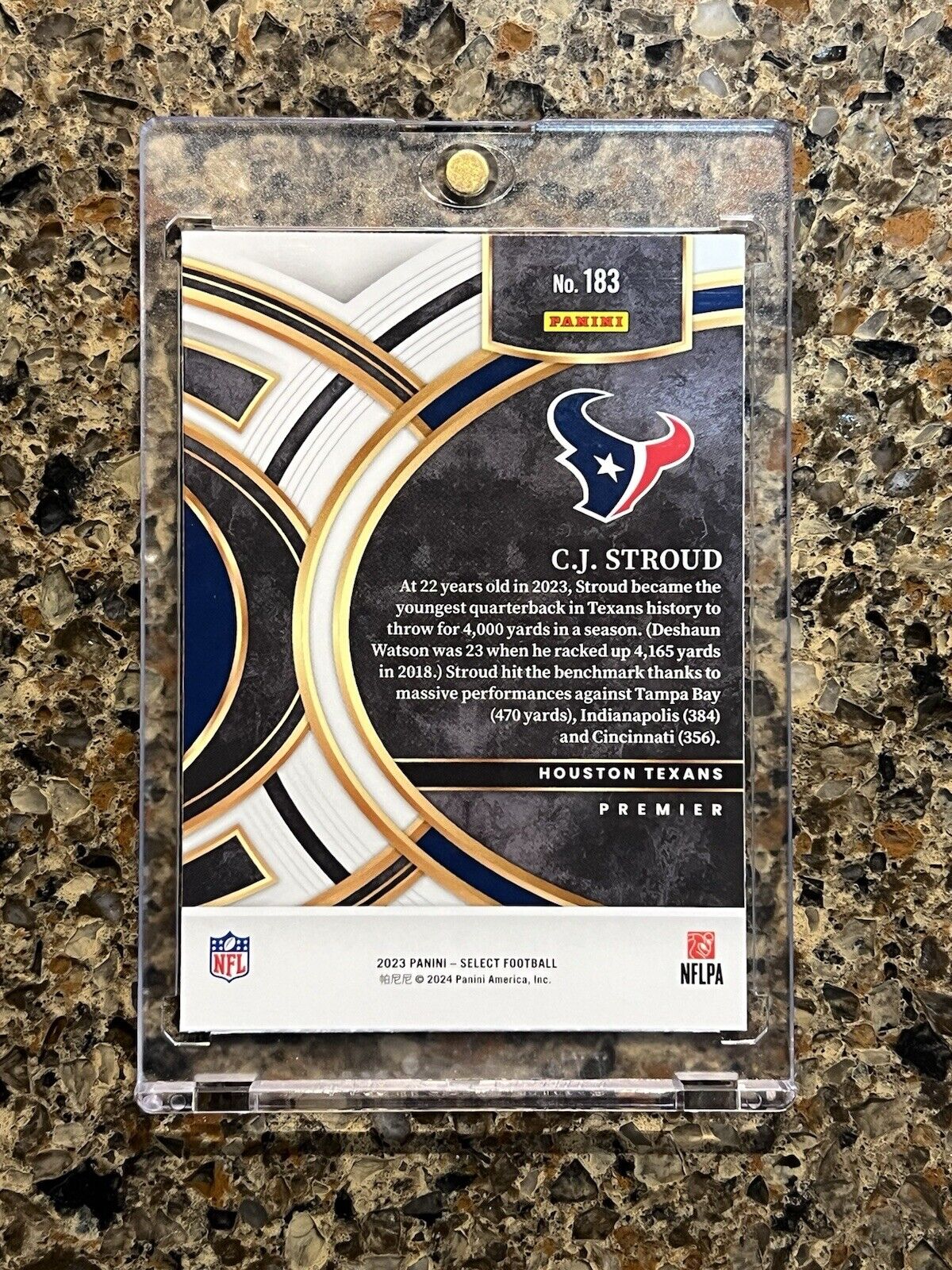 2023 Panini Select - C.J. Stroud Rookie Premier Level - Houston Texans (RC)